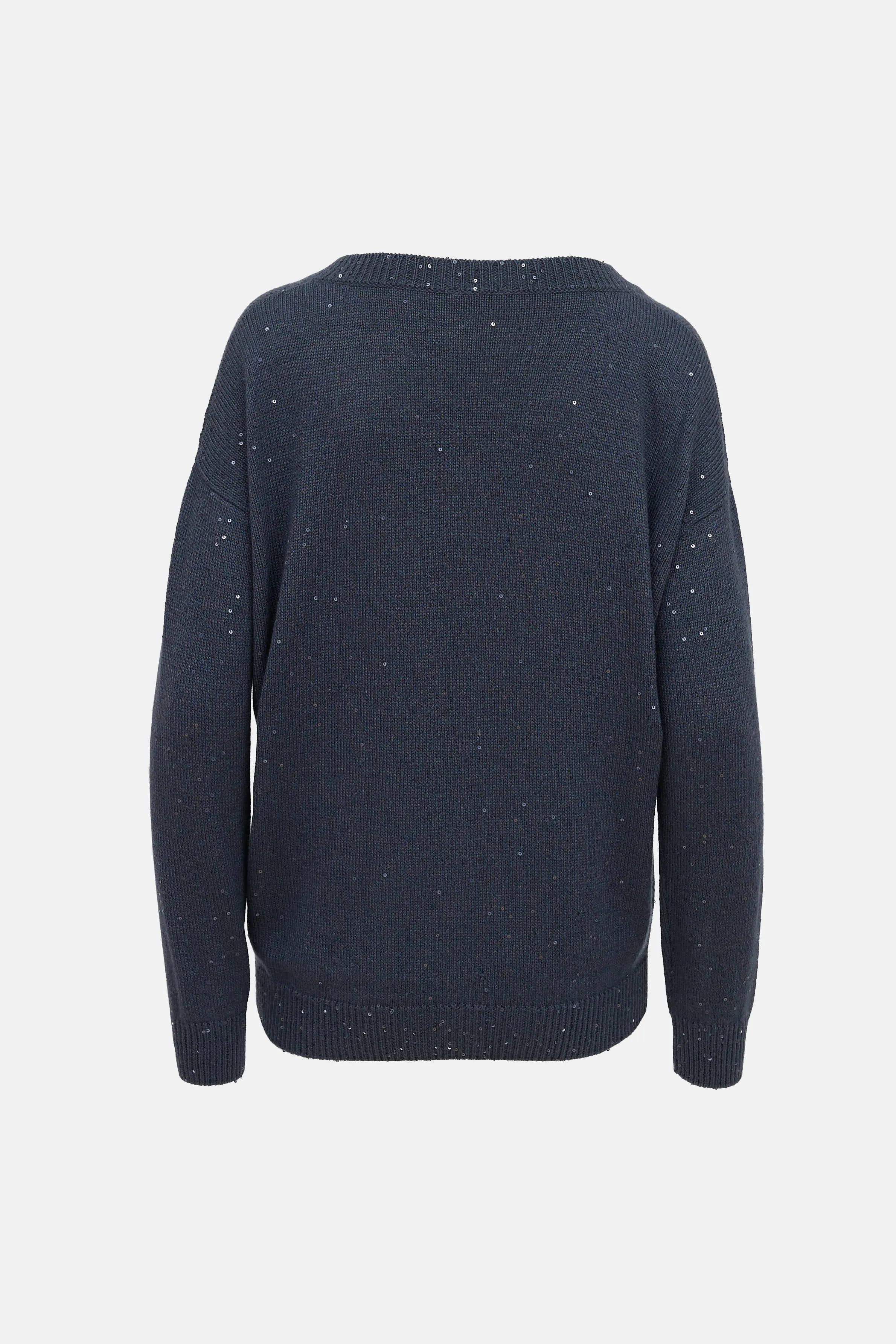 Cashmere Sequin V-Neck Sweater sold by VSP Consignment product image thumbnail 2