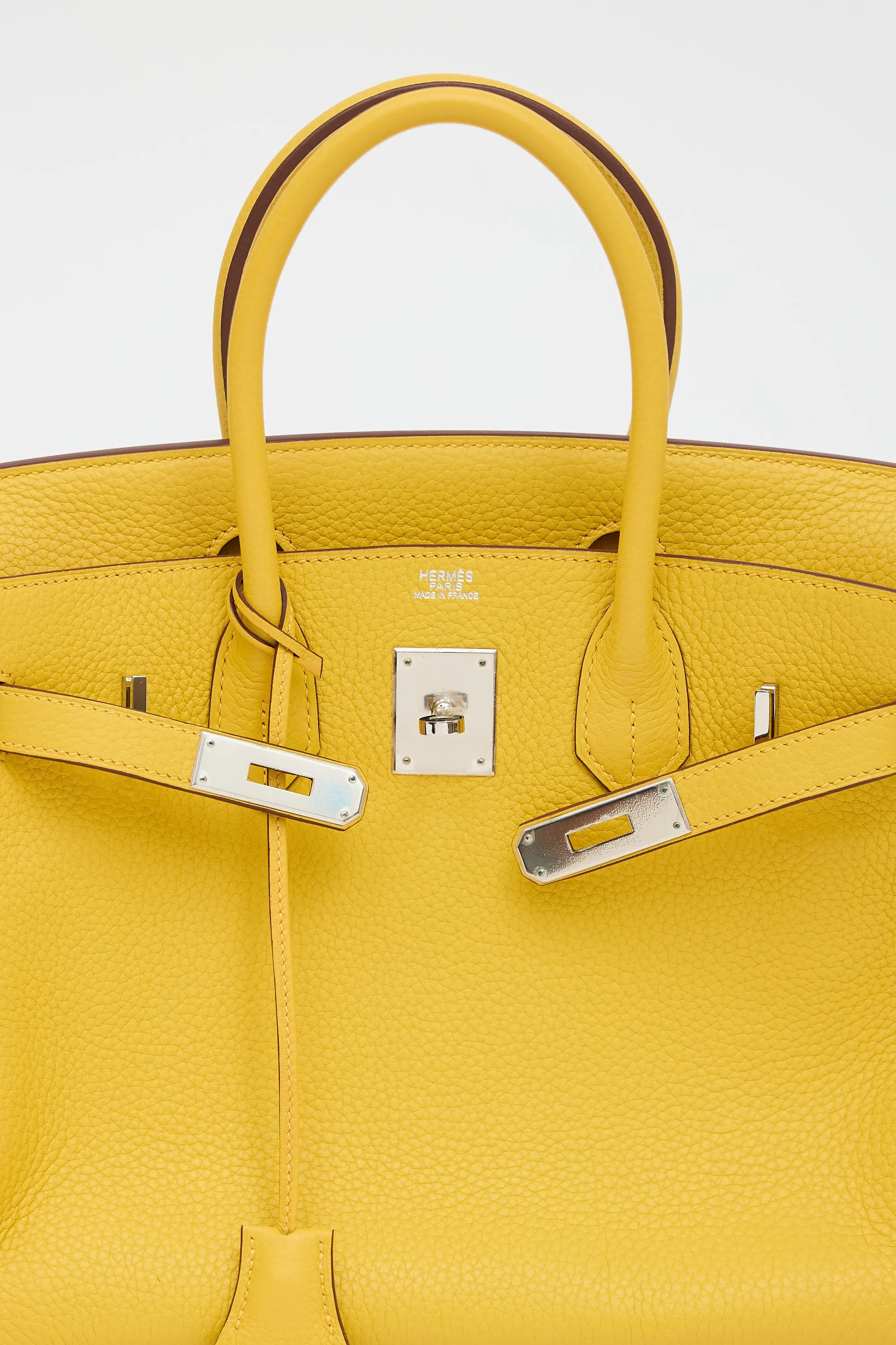 2009 Jaune Ambre Clemence Birkin 30 Bag sold by VSP Consignment product image thumbnail 2