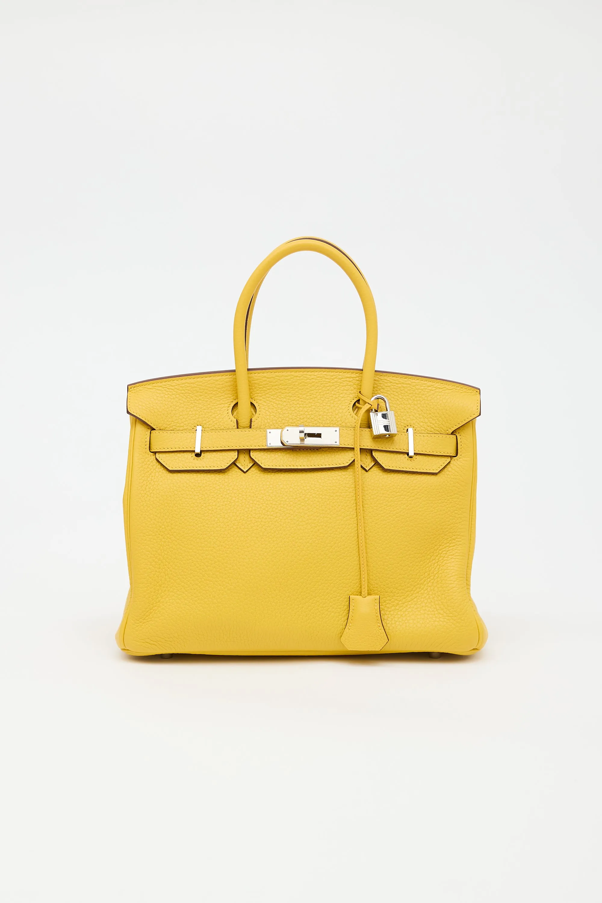 2009 Jaune Ambre Clemence Birkin 30 Bag sold by VSP Consignment