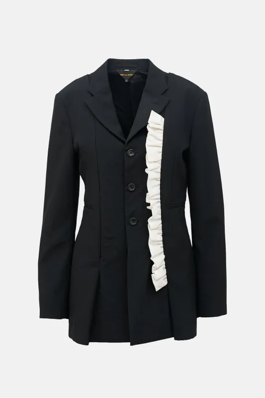 2016 Wool Ruffle Blazer made by Comme des Garcons