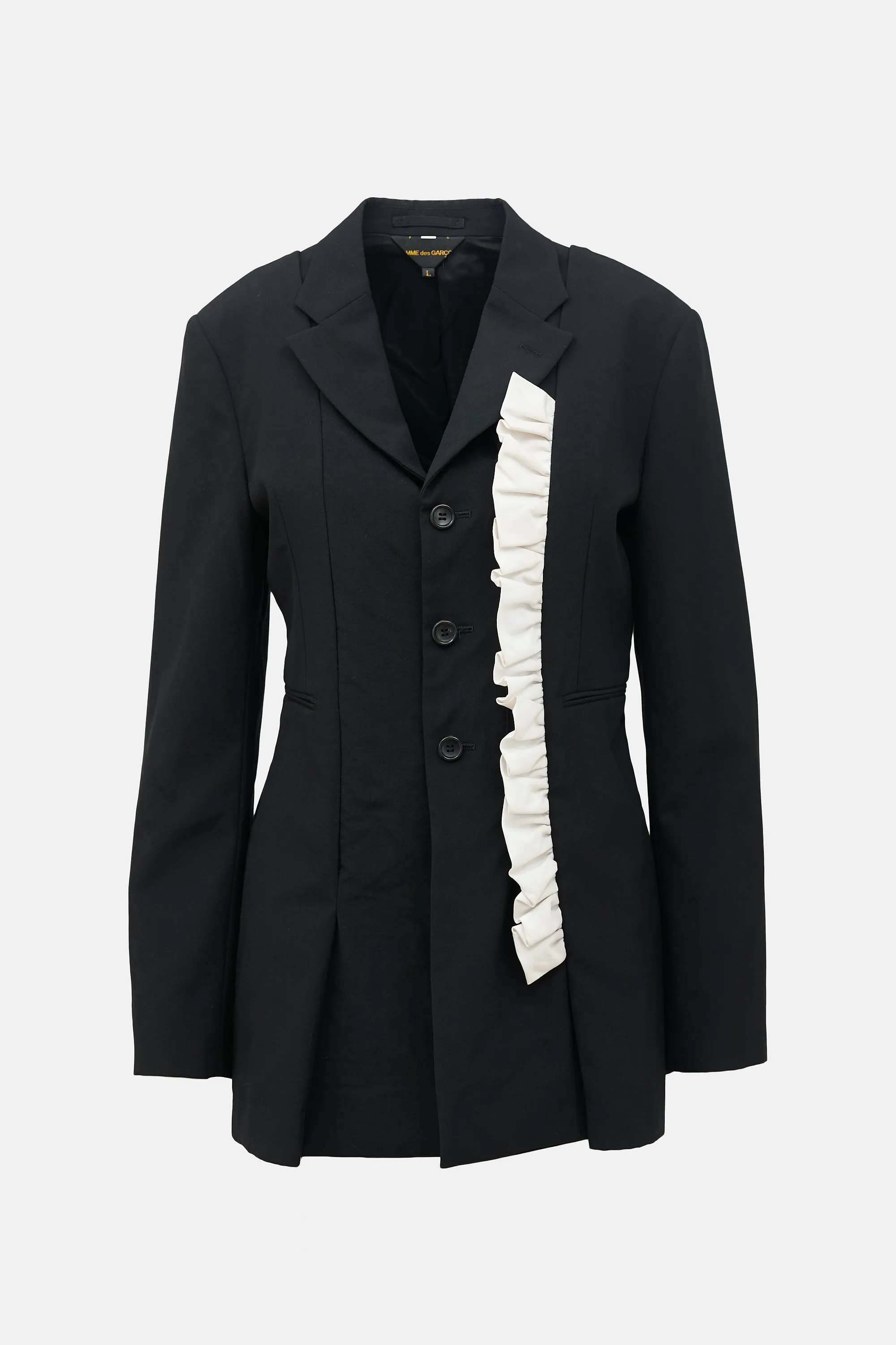 2016 Wool Ruffle Blazer sold by VSP Consignment