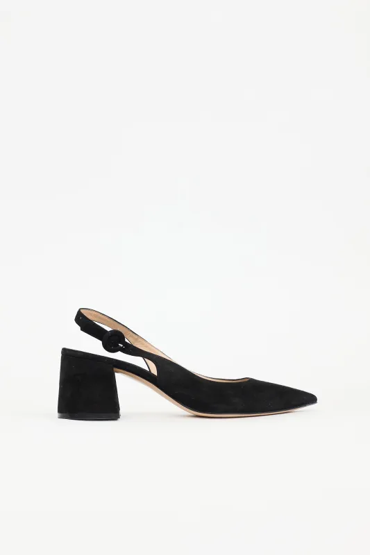 Suede Amee Heel sold by VSP Consignment