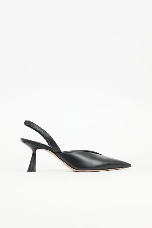 Leather Maryanne Slingback Heel made by Jimmy Choo