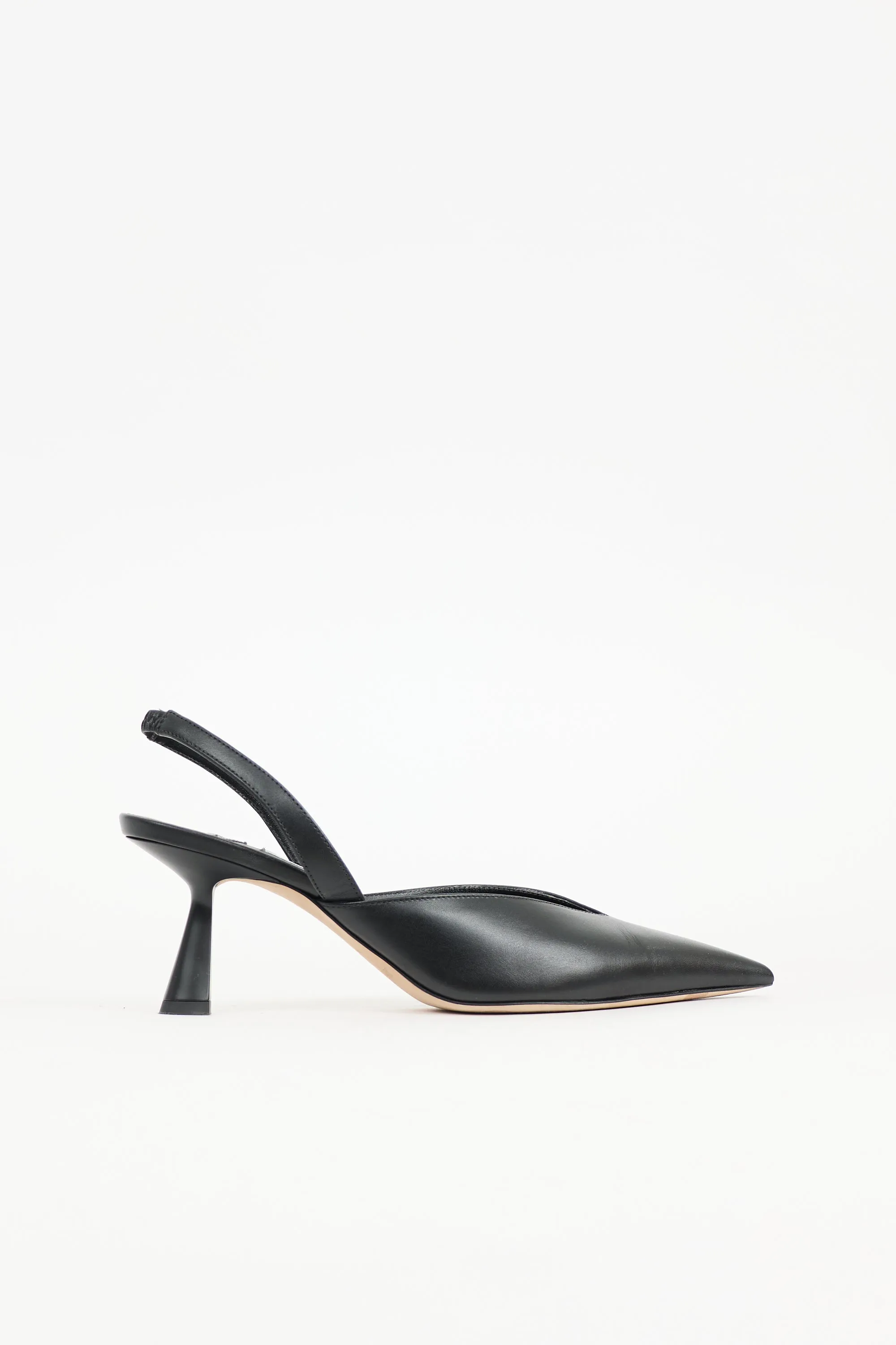 Leather Maryanne Slingback Heel sold by VSP Consignment