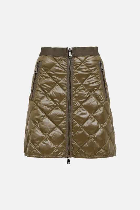 Quilted Zip Mini Skirt sold by VSP Consignment