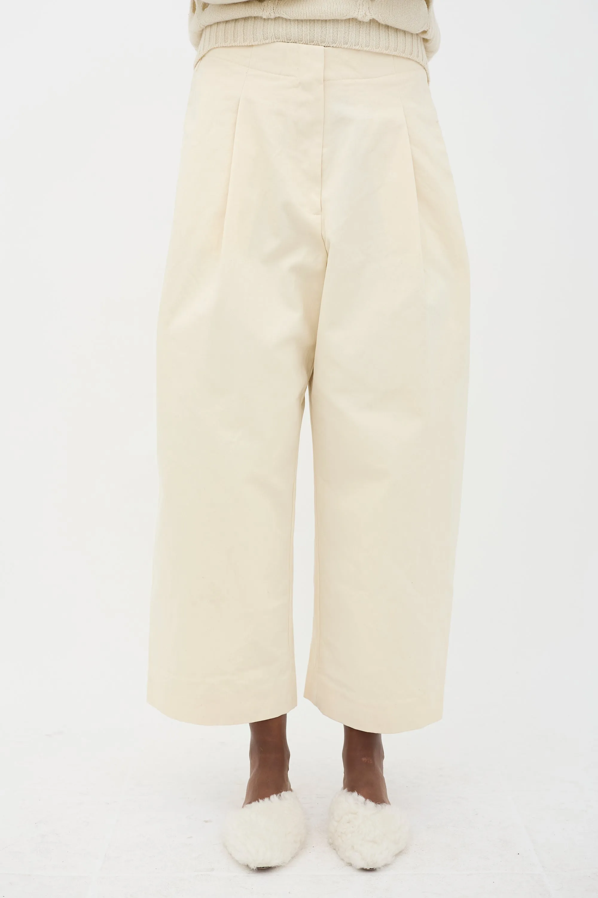 Twill Barrel Leg Trouser sold by VSP Consignment
