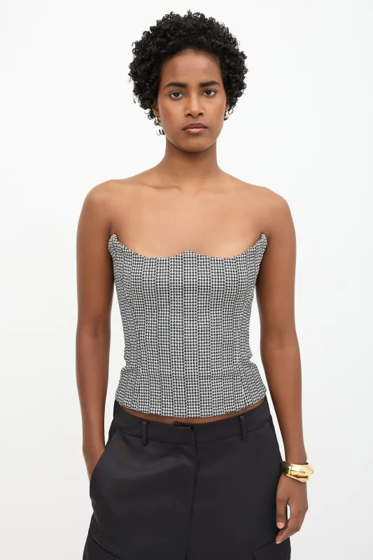 Patterned Corset Top made by Versace
