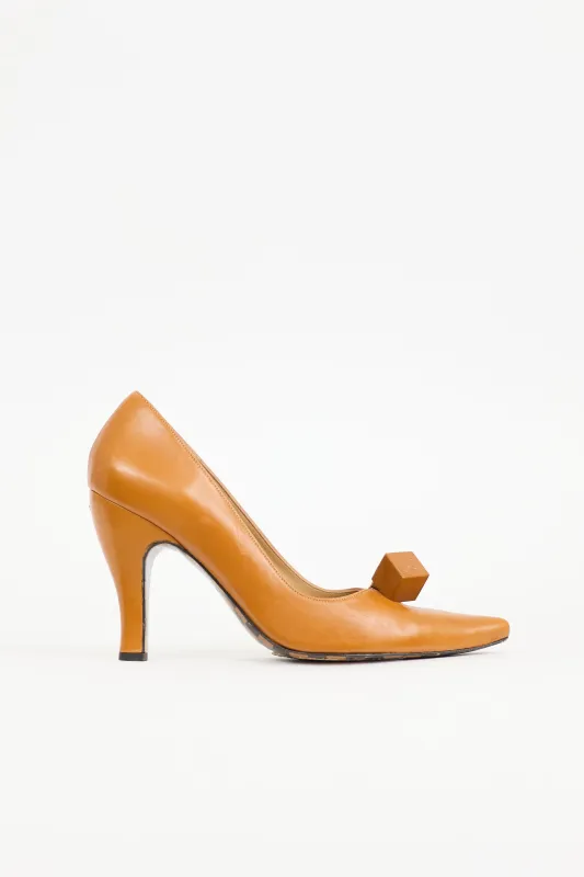 Leather Cube Pump made by Louis Vuitton