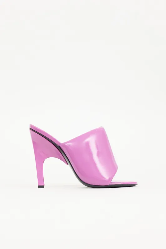 Leather Rem Mule made by The Attico