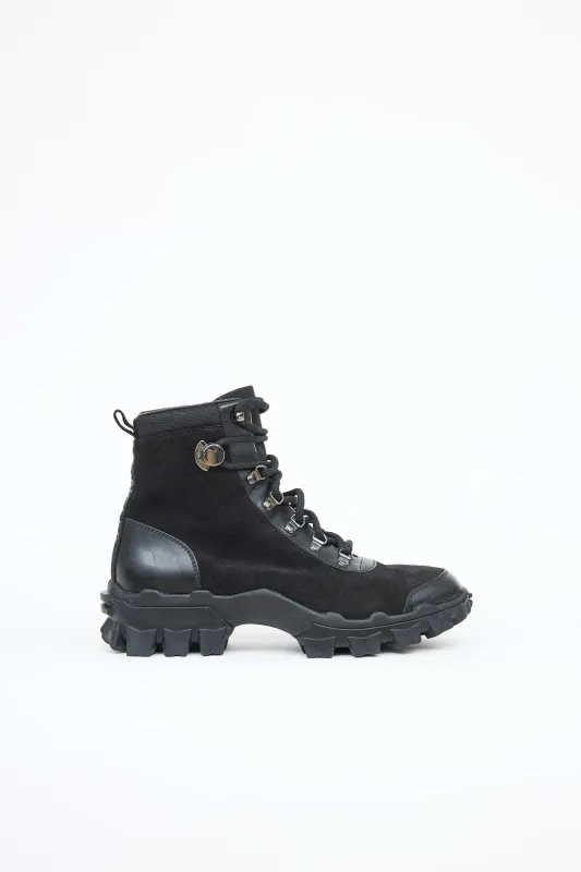 Suede Helis Ankle Boots made by Moncler