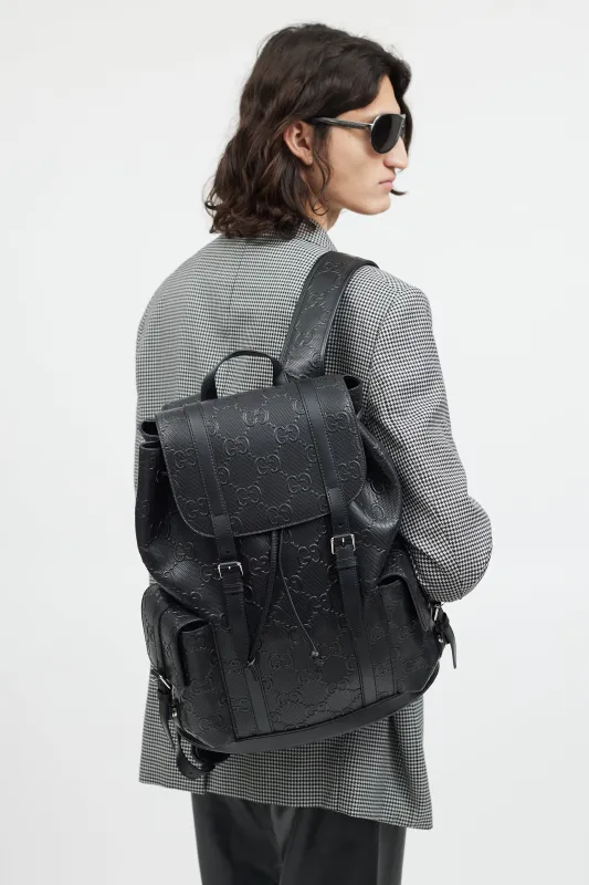 GG Embossed Tennis Backpack sold by VSP Consignment