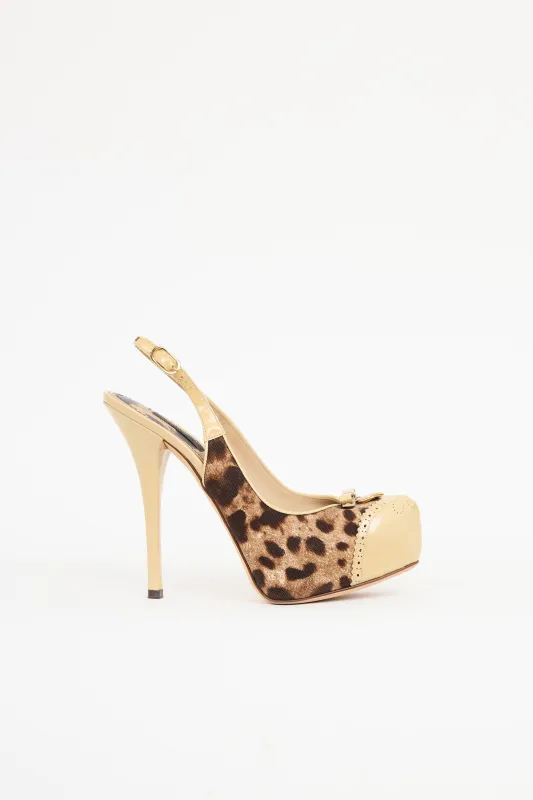 Platform Slingback Pump sold by VSP Consignment