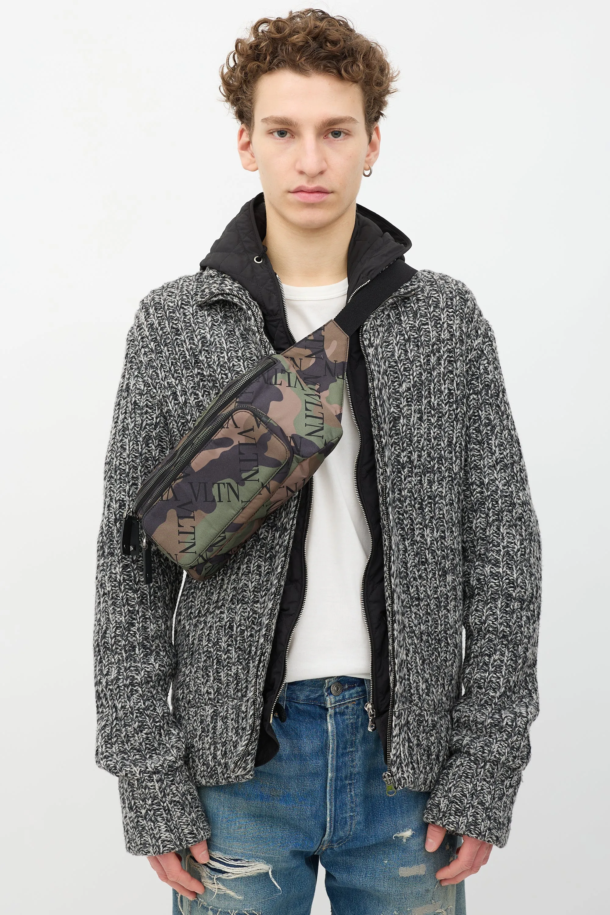 Camouflage VLTN Belt Bag sold by VSP Consignment product image thumbnail 2