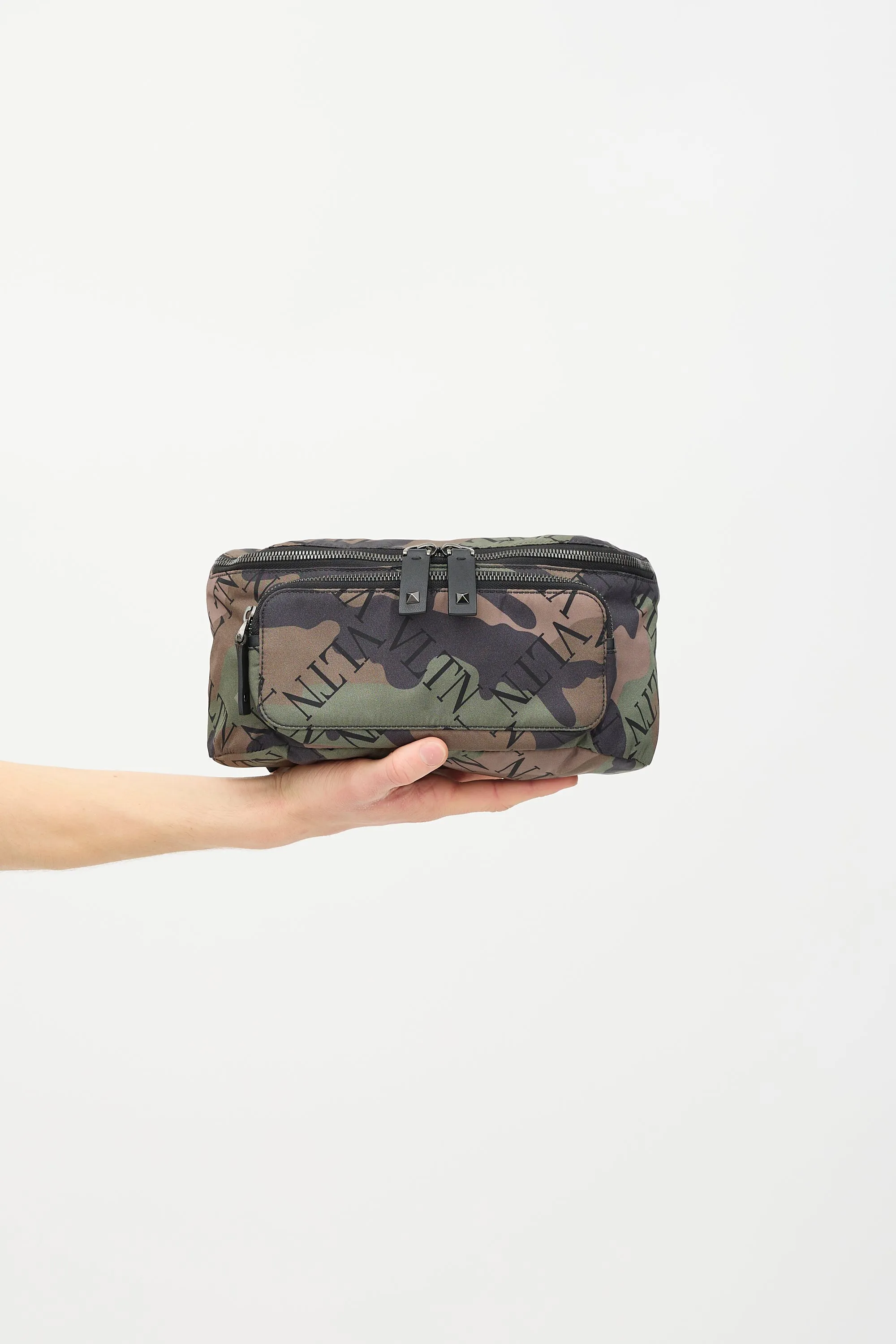 Camouflage VLTN Belt Bag sold by VSP Consignment