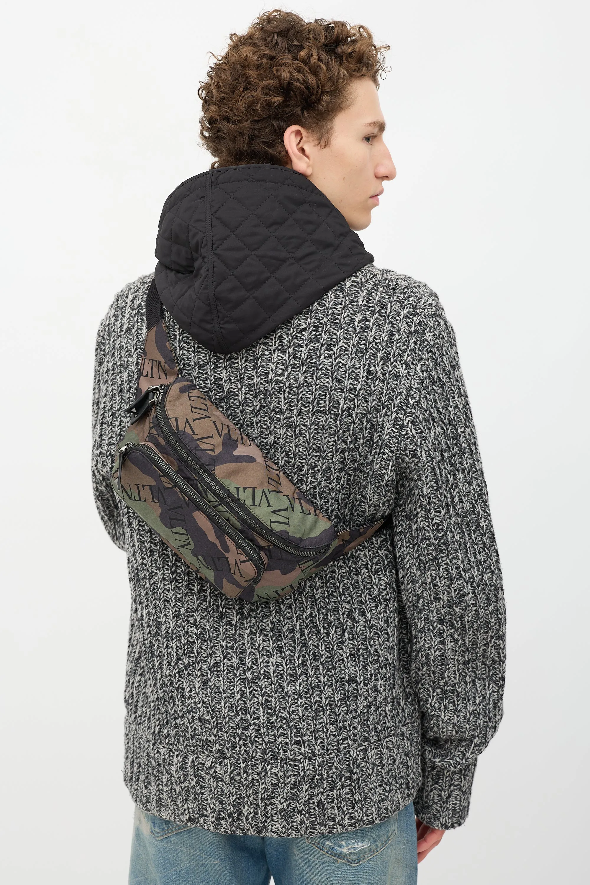 Camouflage VLTN Belt Bag sold by VSP Consignment product image thumbnail 4