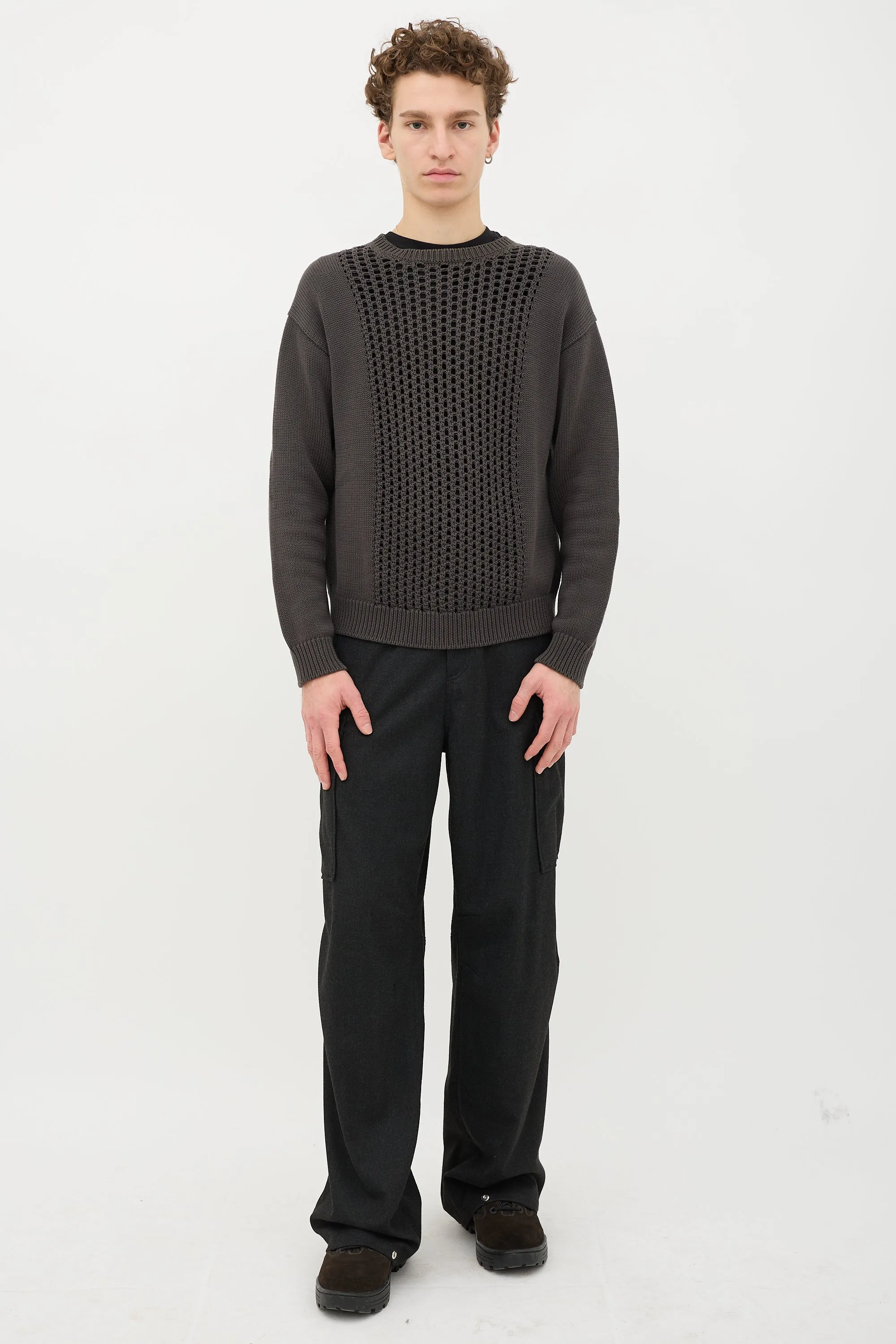 Crochet Panel Sweater sold by VSP Consignment product image thumbnail 2