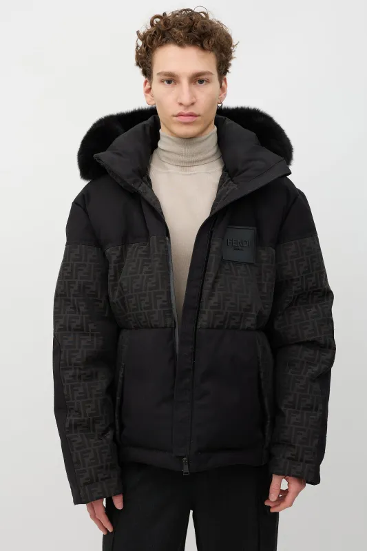 Down Monogram Puffer Jacket made by Fendi
