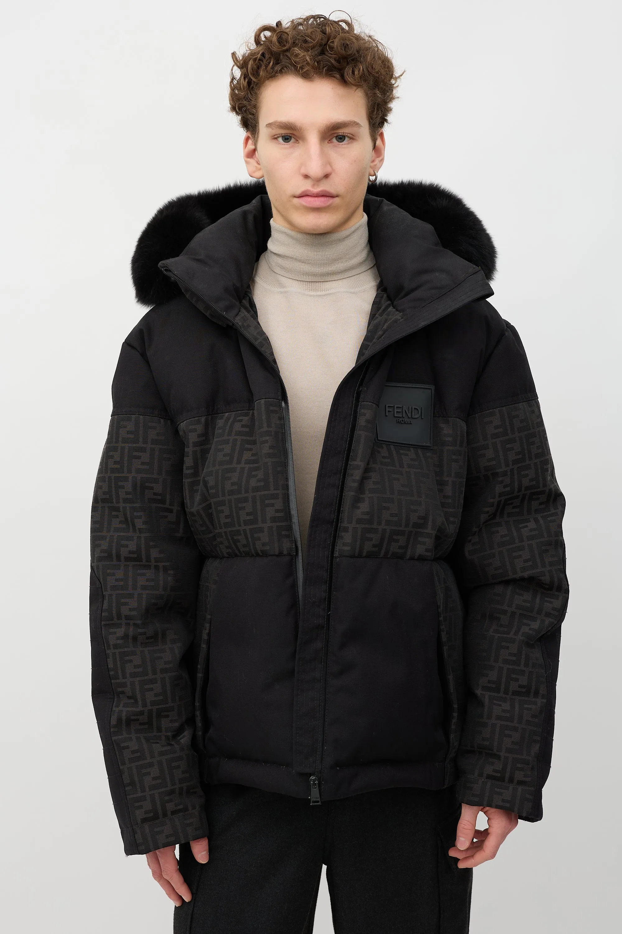 Down Monogram Puffer Jacket sold by VSP Consignment