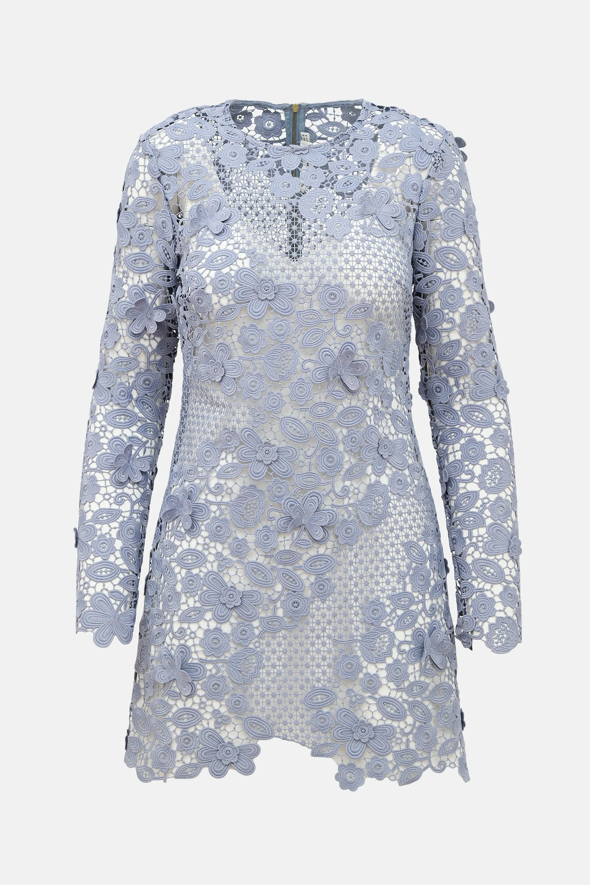 3D Floral Guipure Dress sold by VSP Consignment