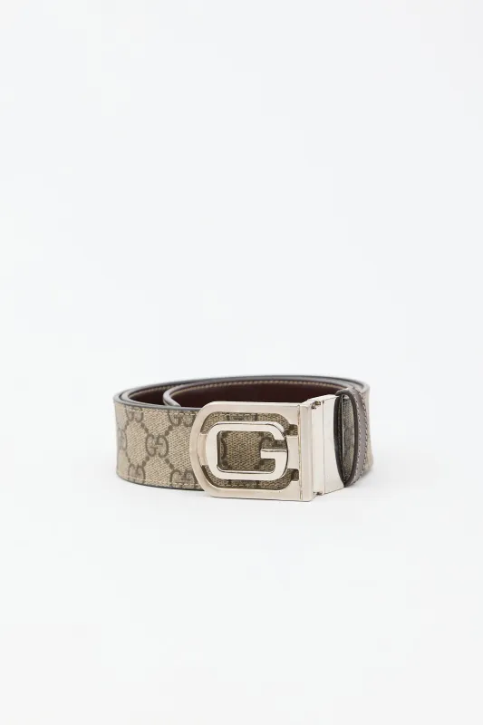 Monogram Supreme Reversible Belt sold by VSP Consignment