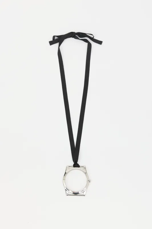 X H&M Faceless Watch Necklace made by Maison Margiela