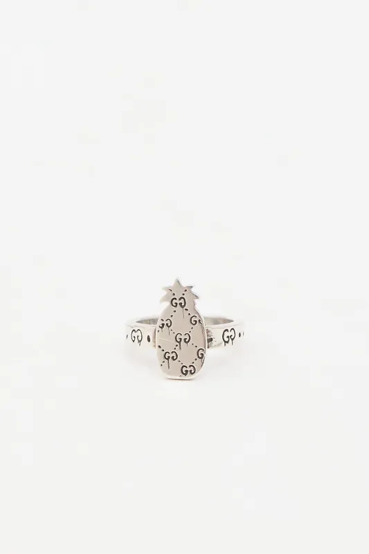 Sterling Silver Ghost Pineapple Ring sold by VSP Consignment