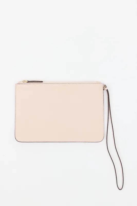 Leather Logo Pouch sold by VSP Consignment