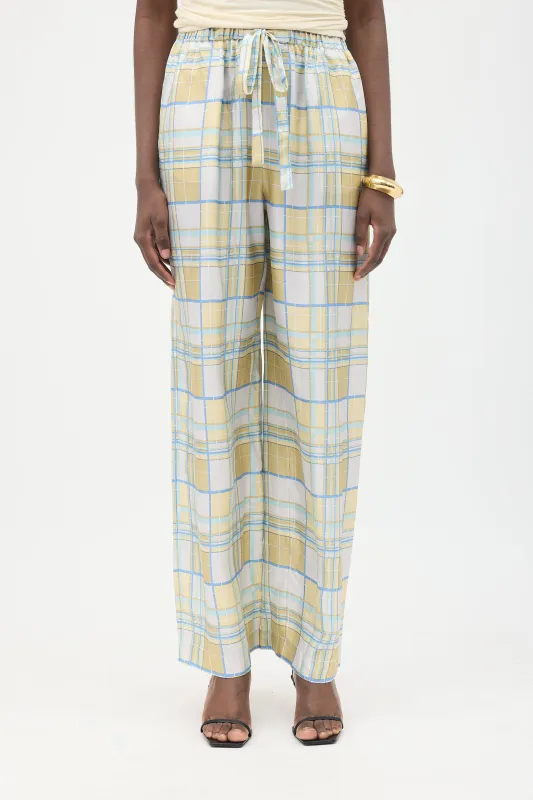 Silk Plaid Pant sold by VSP Consignment