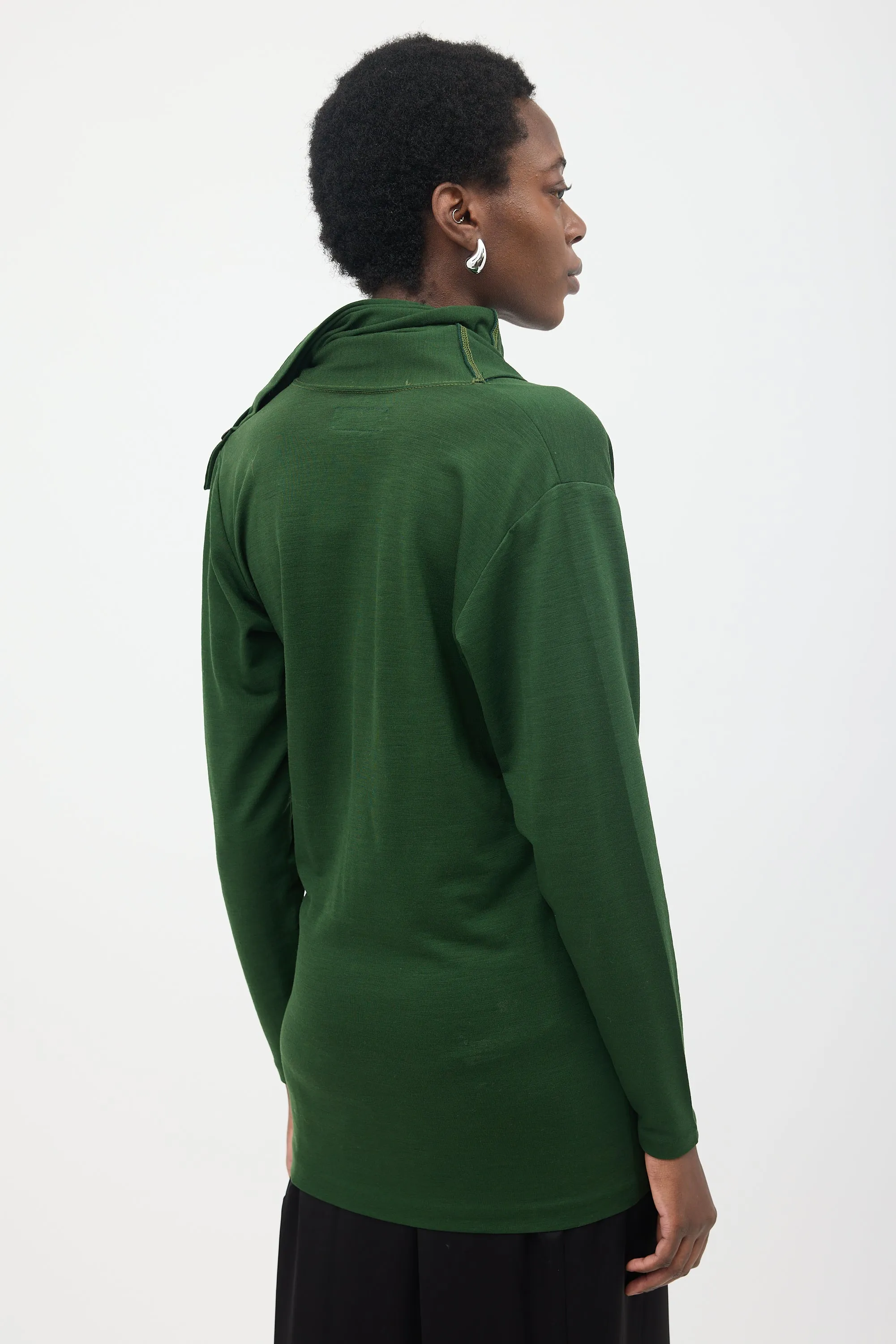 Gothic Cowl Neck Top sold by VSP Consignment product image thumbnail 4