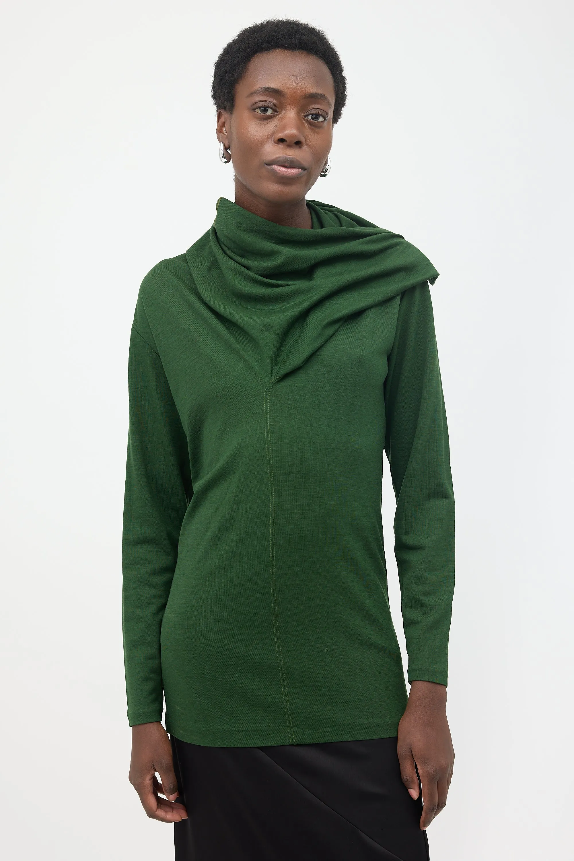 Gothic Cowl Neck Top sold by VSP Consignment