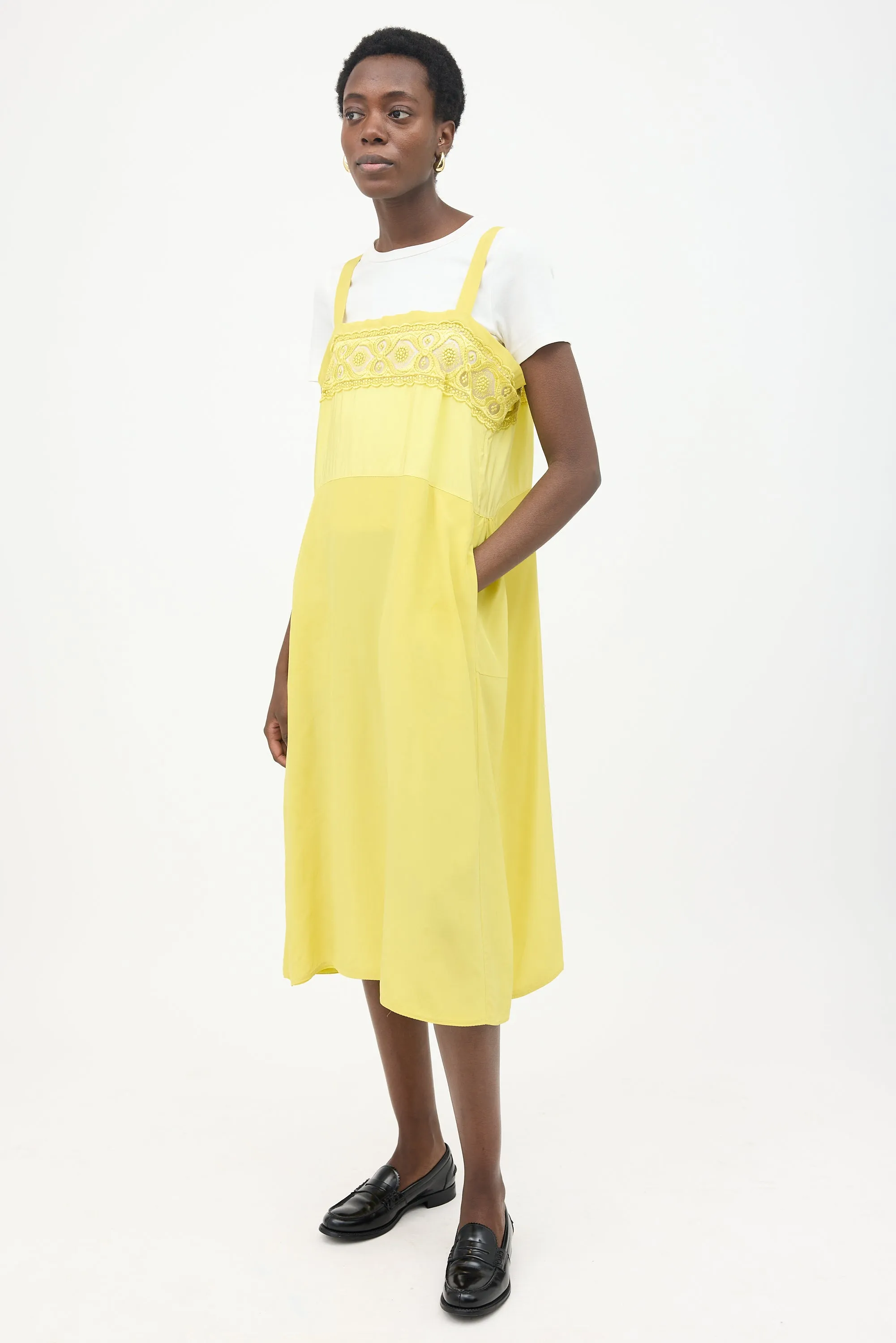 Embroidered Lace Midi Dress sold by VSP Consignment product image thumbnail 3