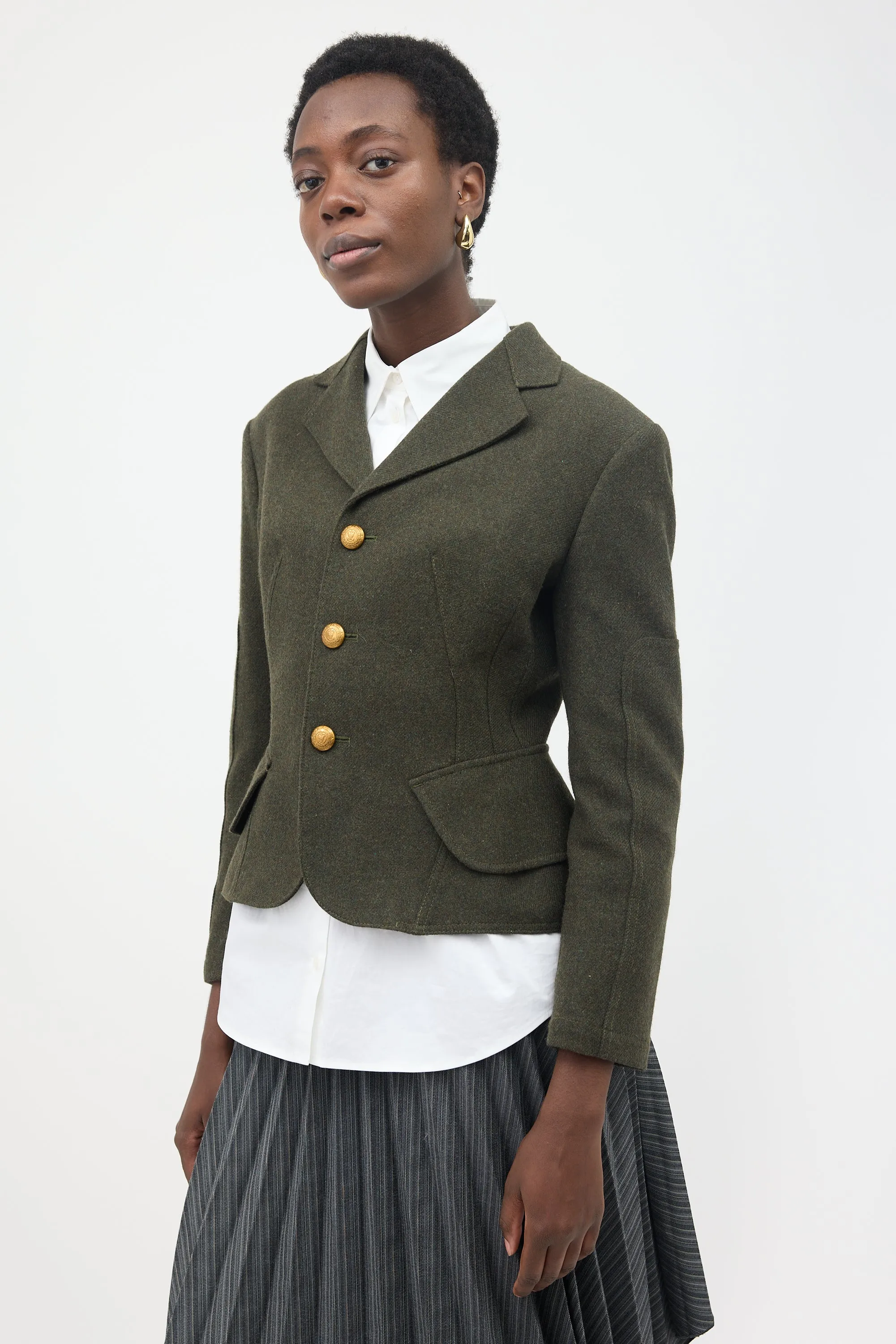 Wool Military Jacket sold by VSP Consignment product image thumbnail 3