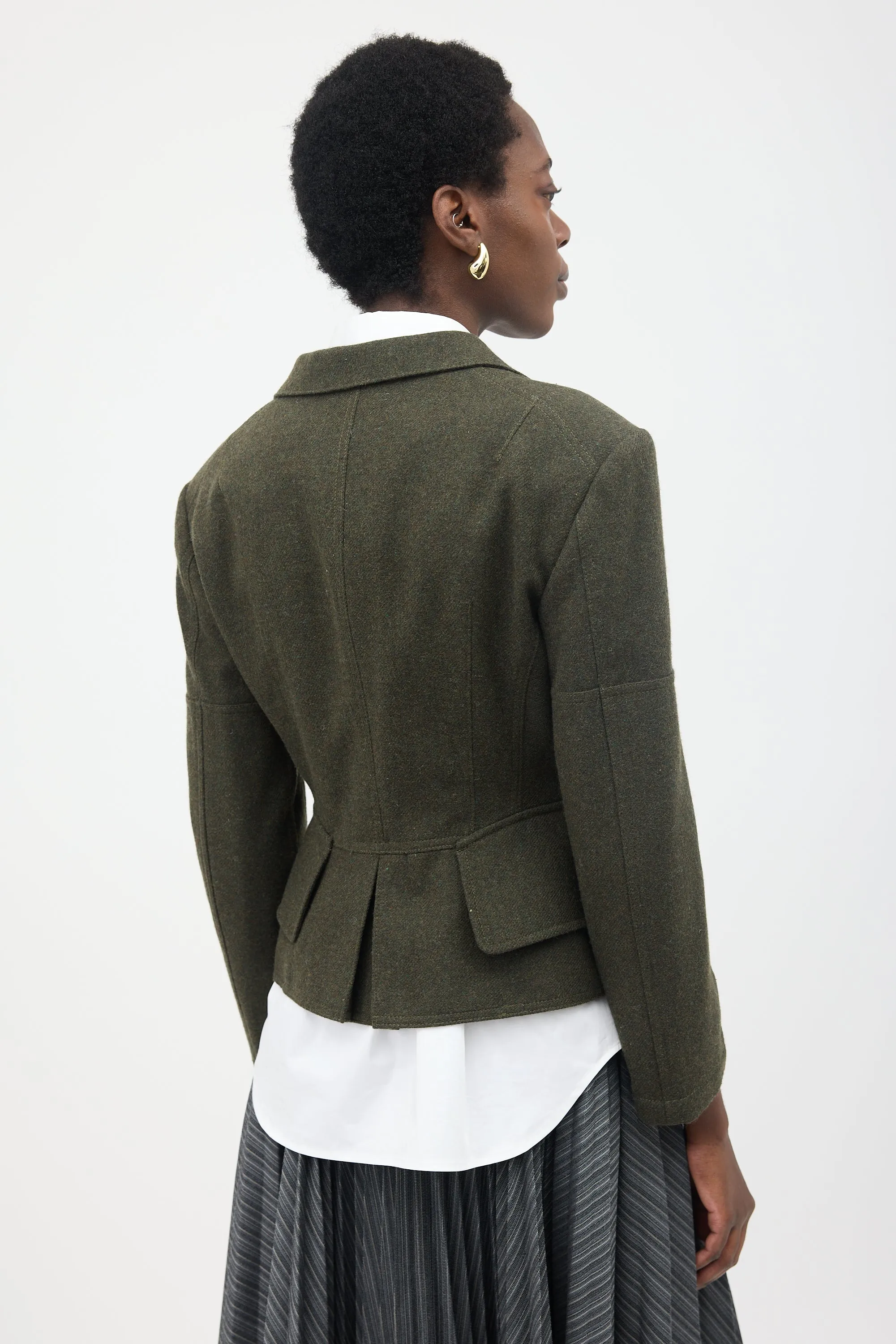 Wool Military Jacket sold by VSP Consignment product image thumbnail 4