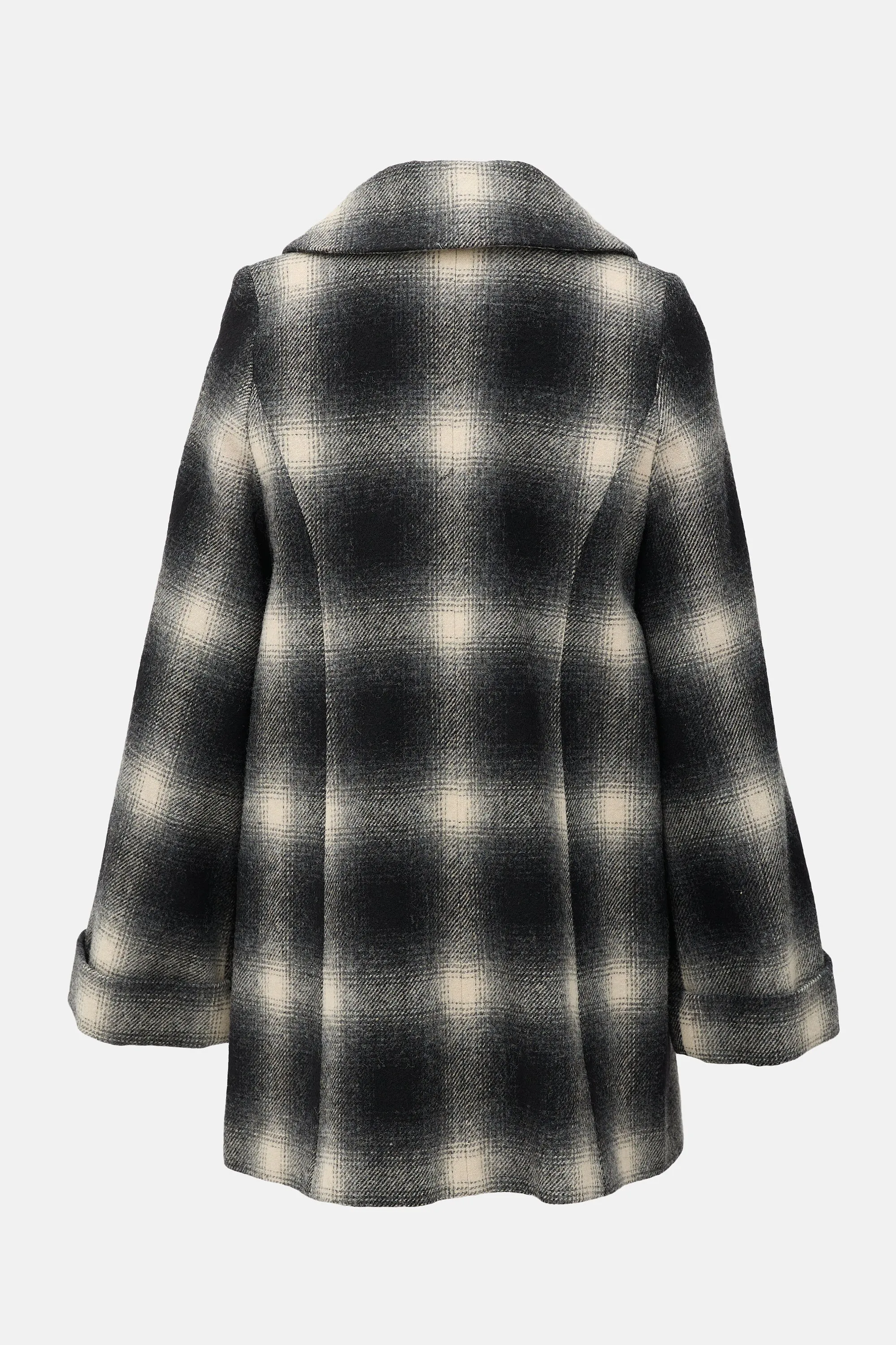 Wool Plaid Belted Jacket sold by VSP Consignment product image thumbnail 2