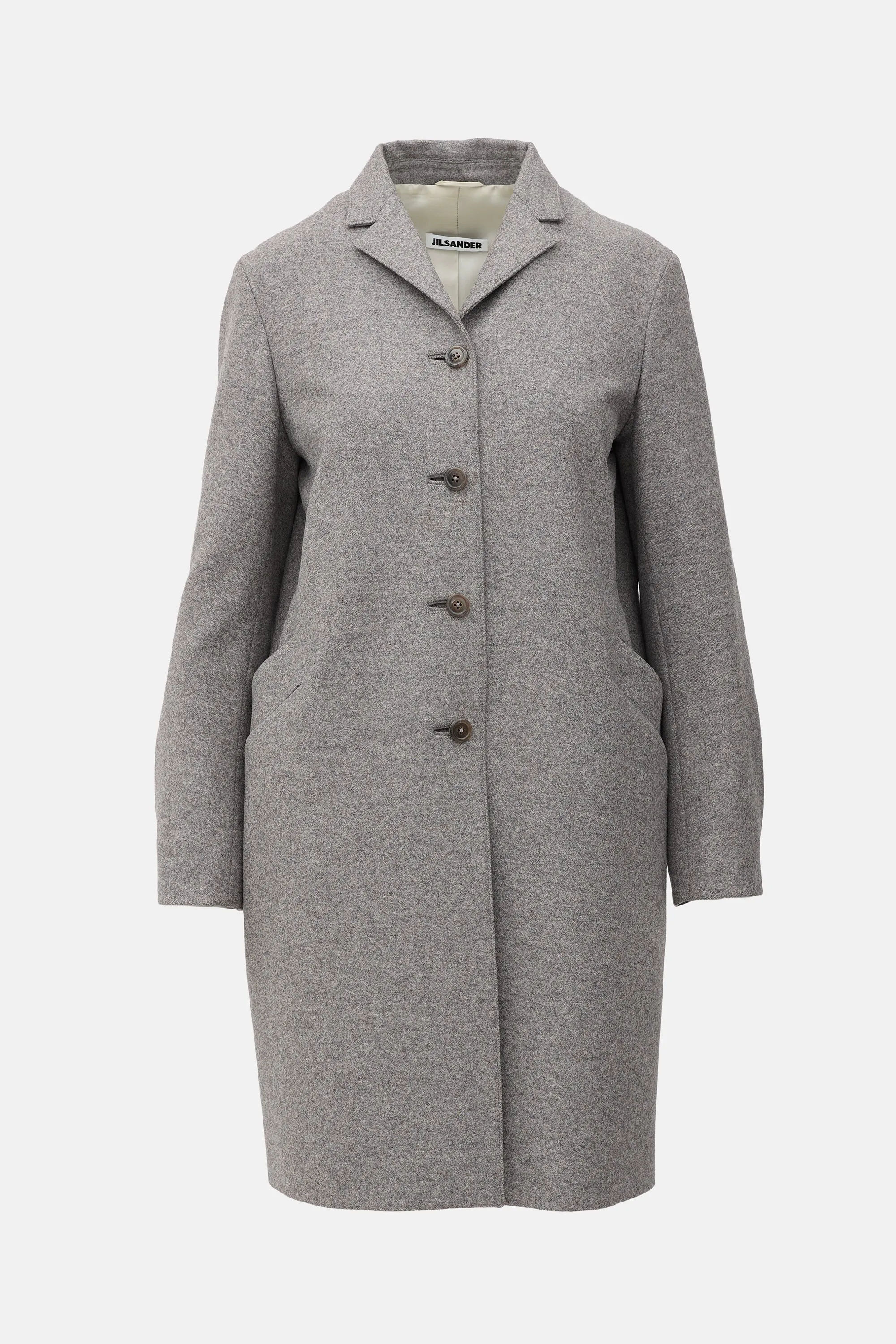 Wool Single Breasted Coat sold by VSP Consignment
