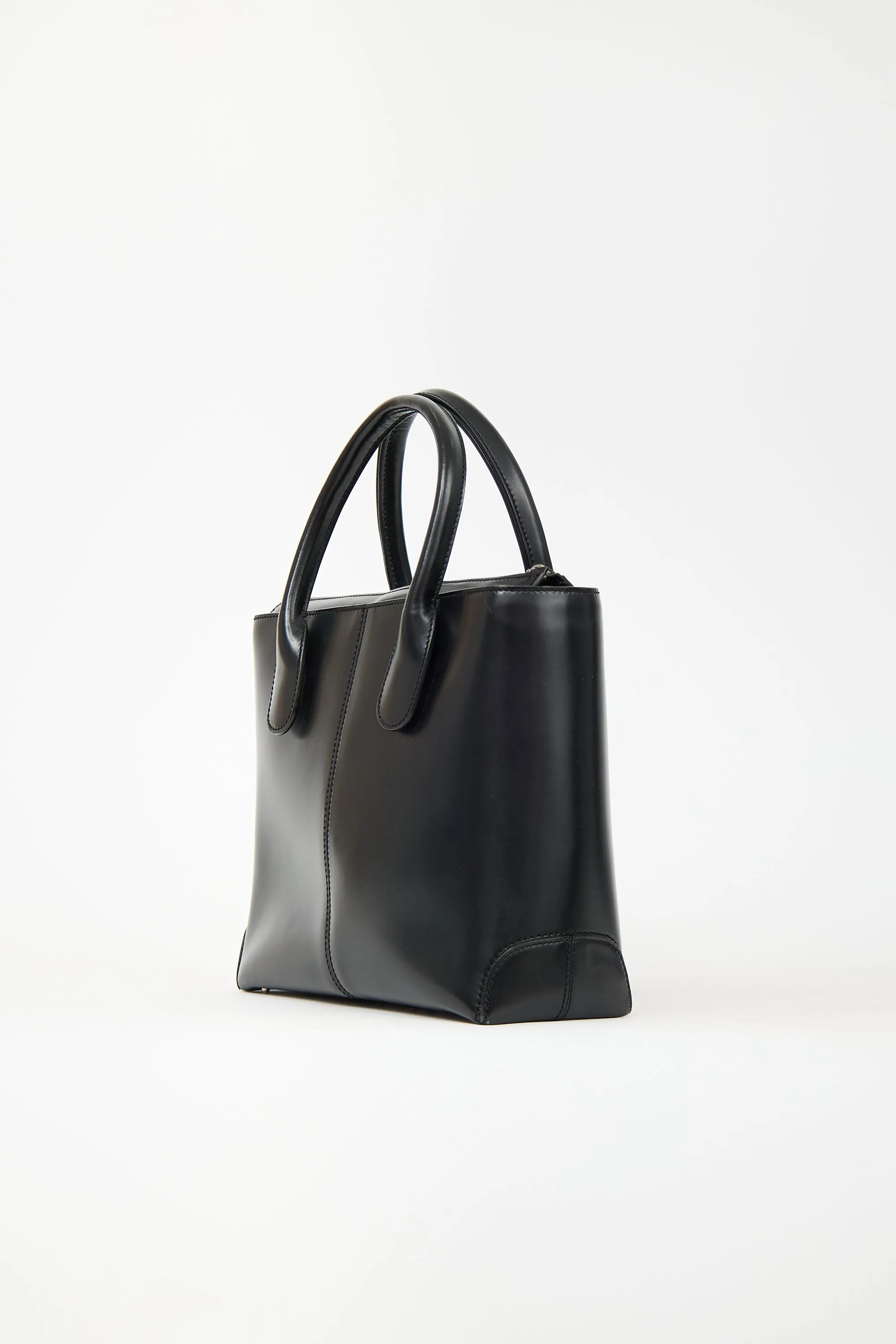 Leather Di Top Handle Bag sold by VSP Consignment product image thumbnail 4