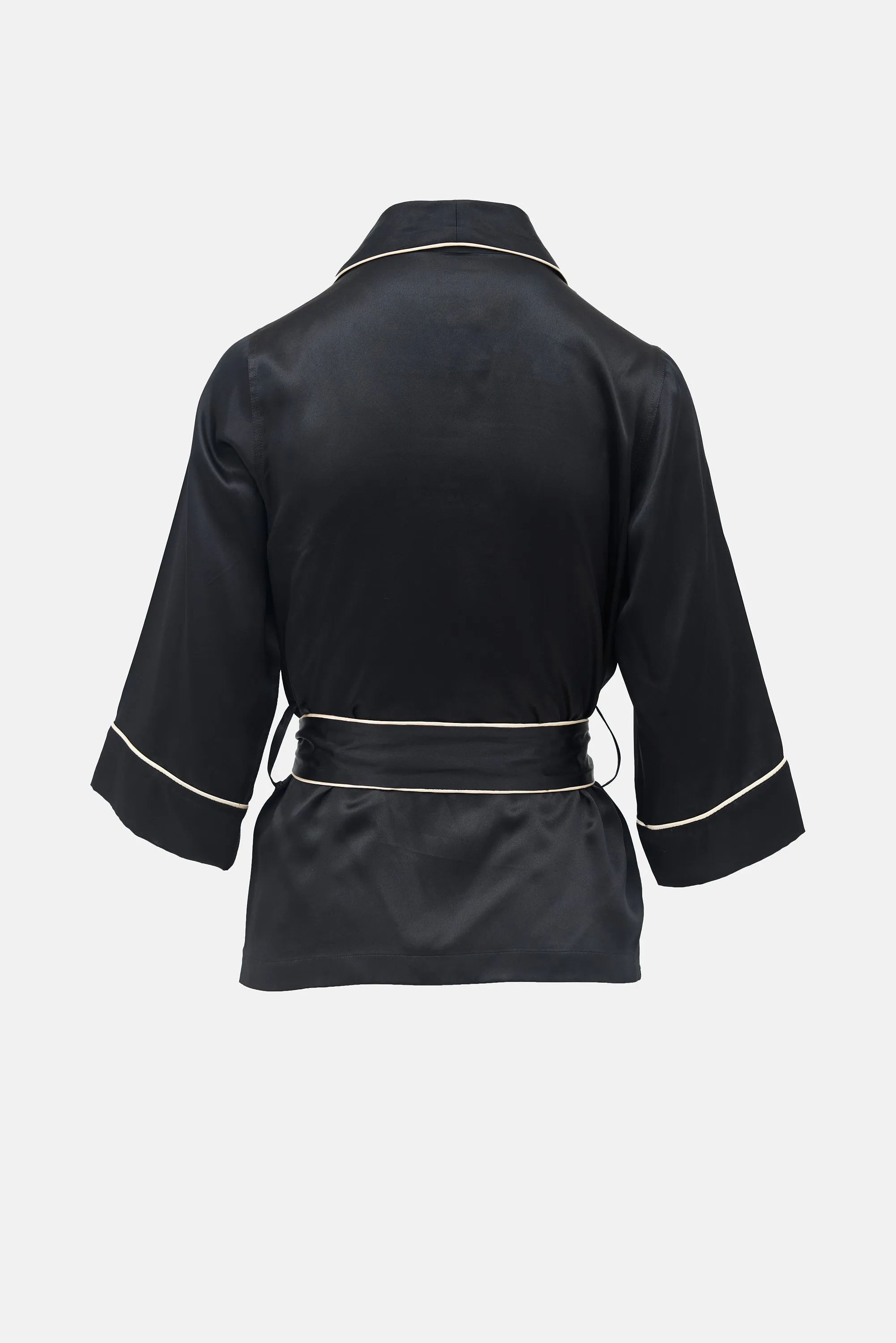 Silk Wrap Front Shirt sold by VSP Consignment product image thumbnail 2