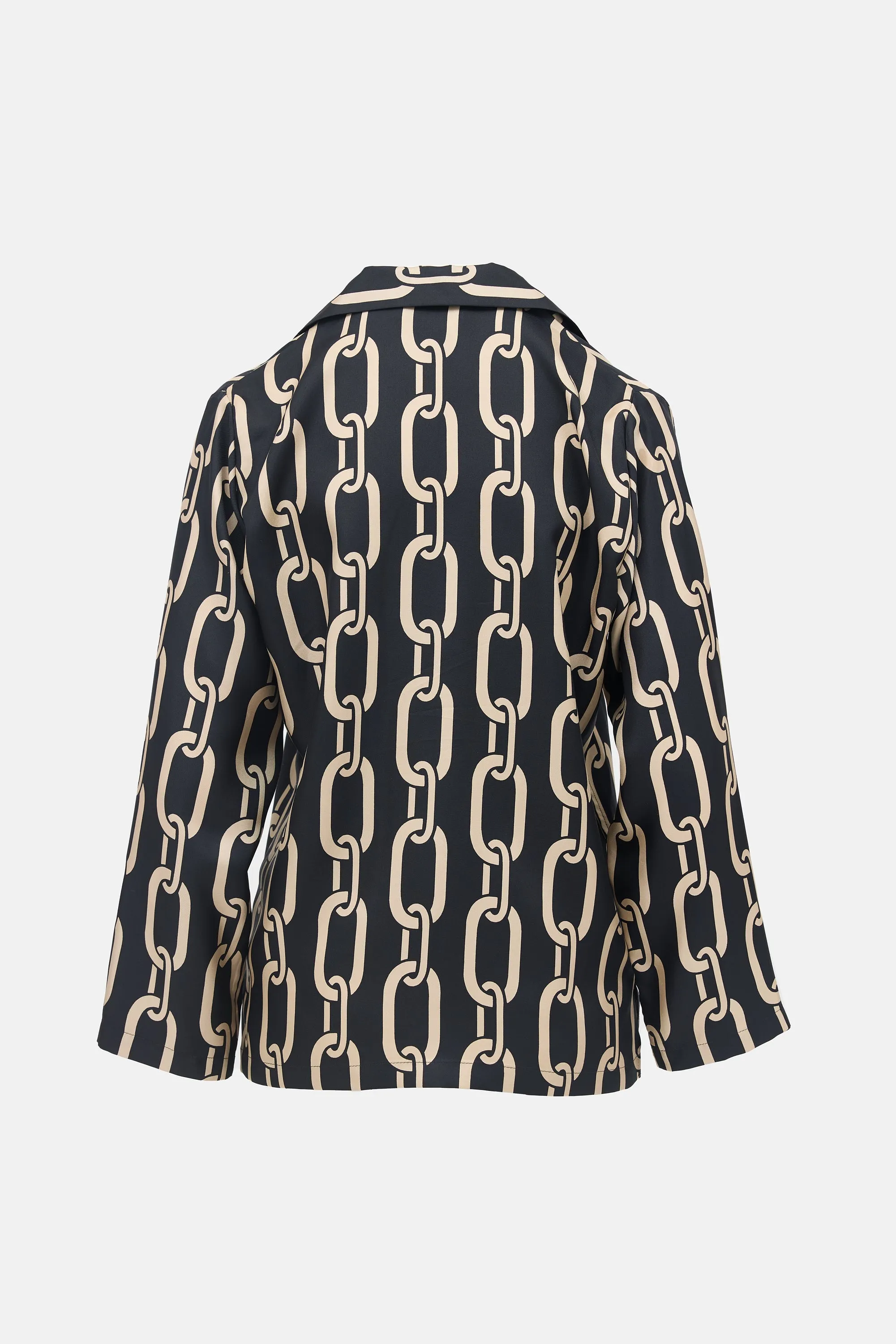 Silk Juste Chain Print Shirt sold by VSP Consignment product image thumbnail 2