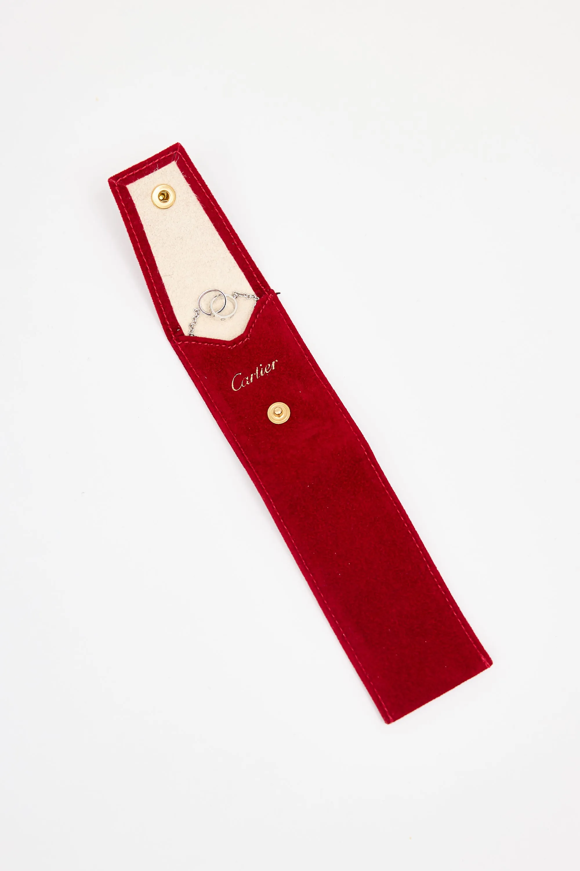 18K White Gold Love Chain Bracelet sold by VSP Consignment product image thumbnail 4