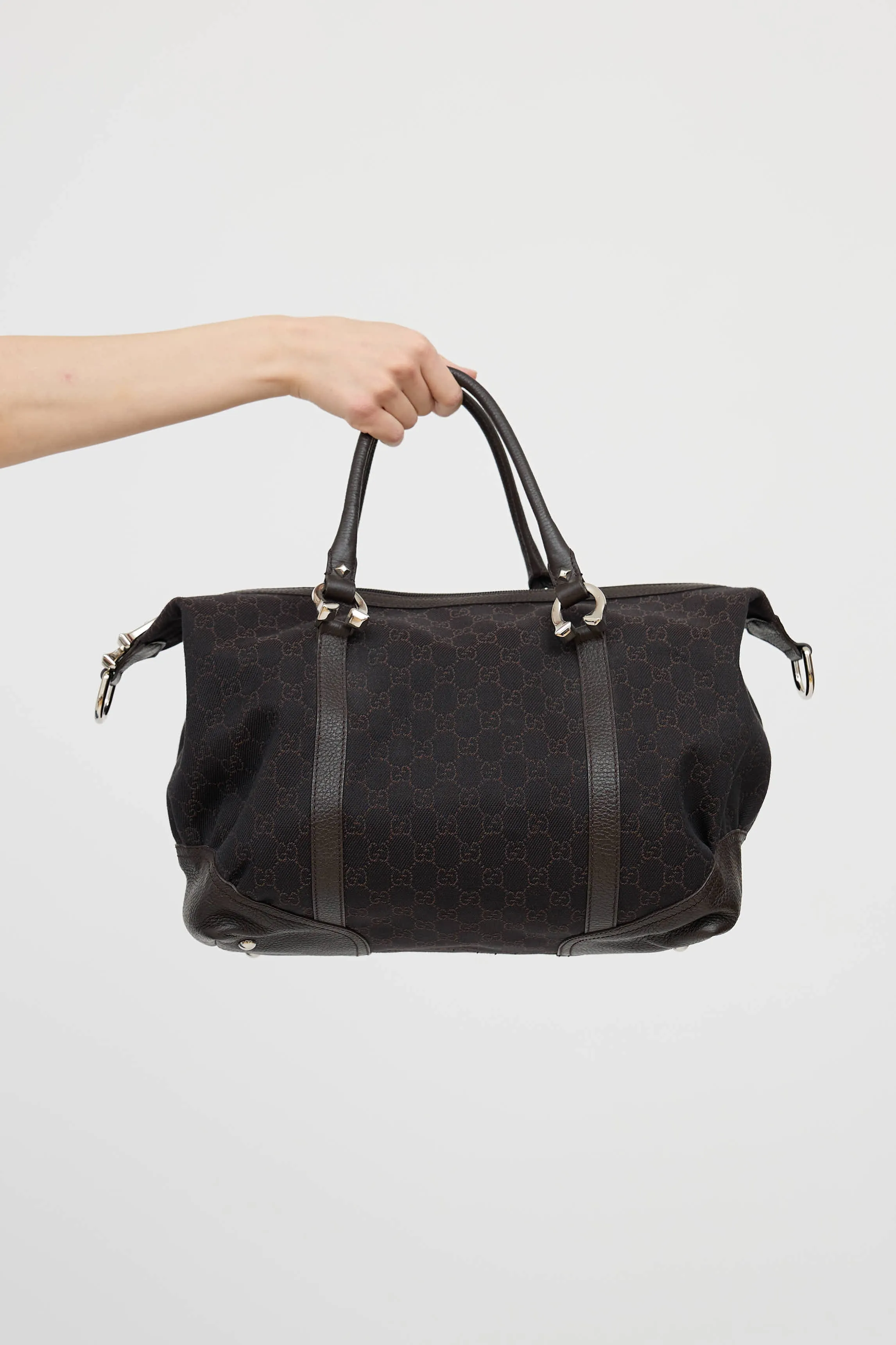 Horsebit Nail Boston Bag sold by VSP Consignment