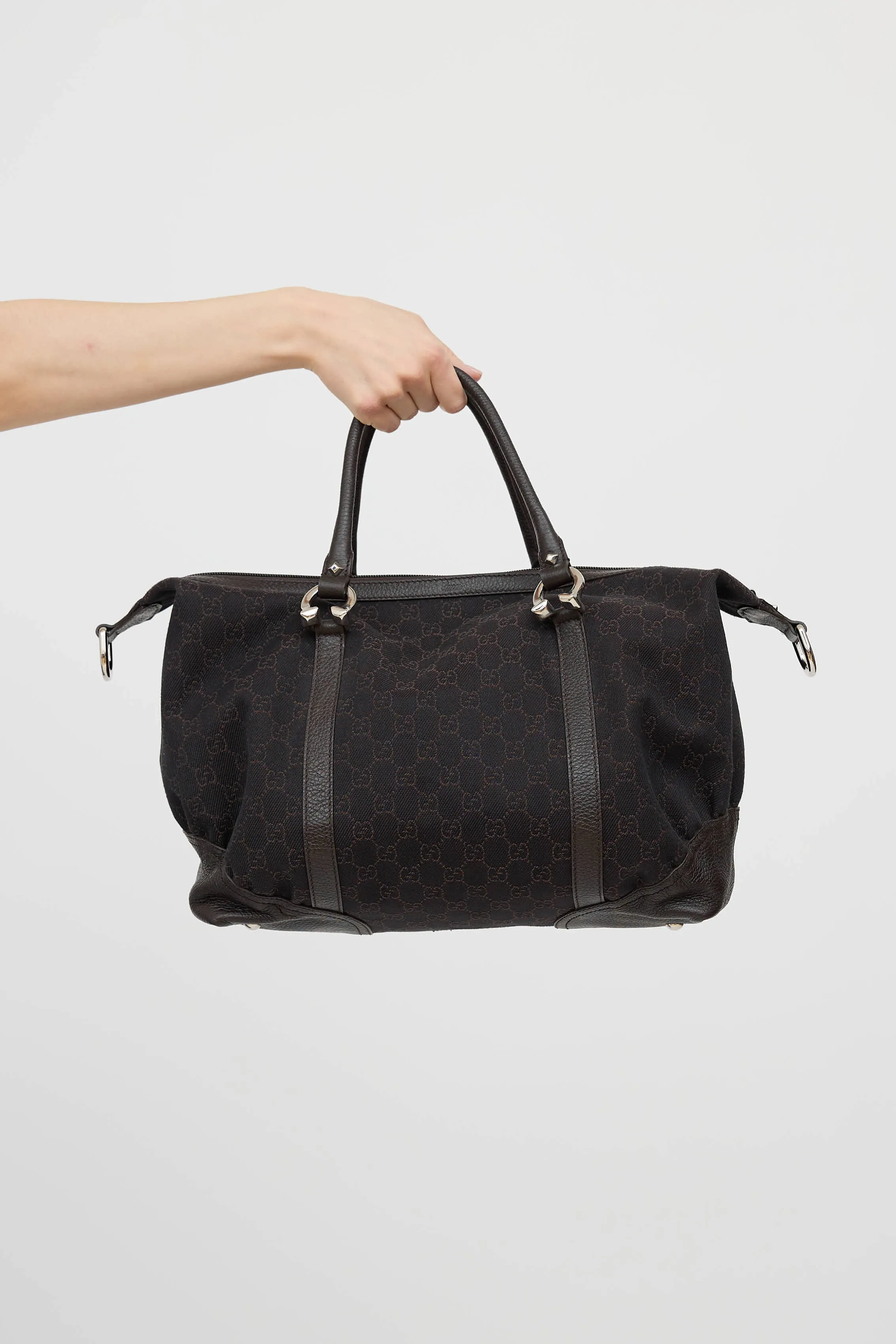 Horsebit Nail Boston Bag sold by VSP Consignment product image thumbnail 3