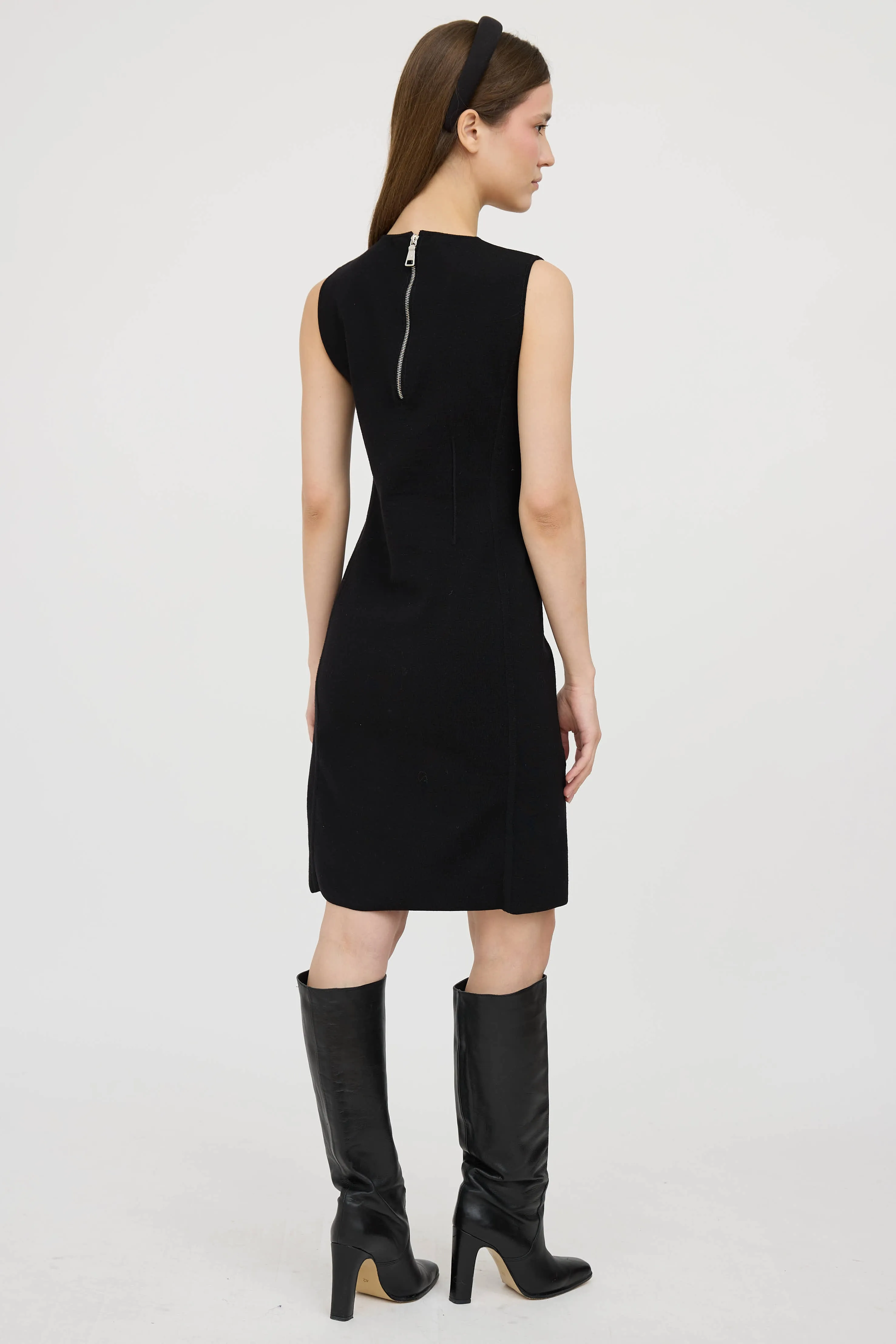 Wool Panel Dress sold by VSP Consignment product image thumbnail 4