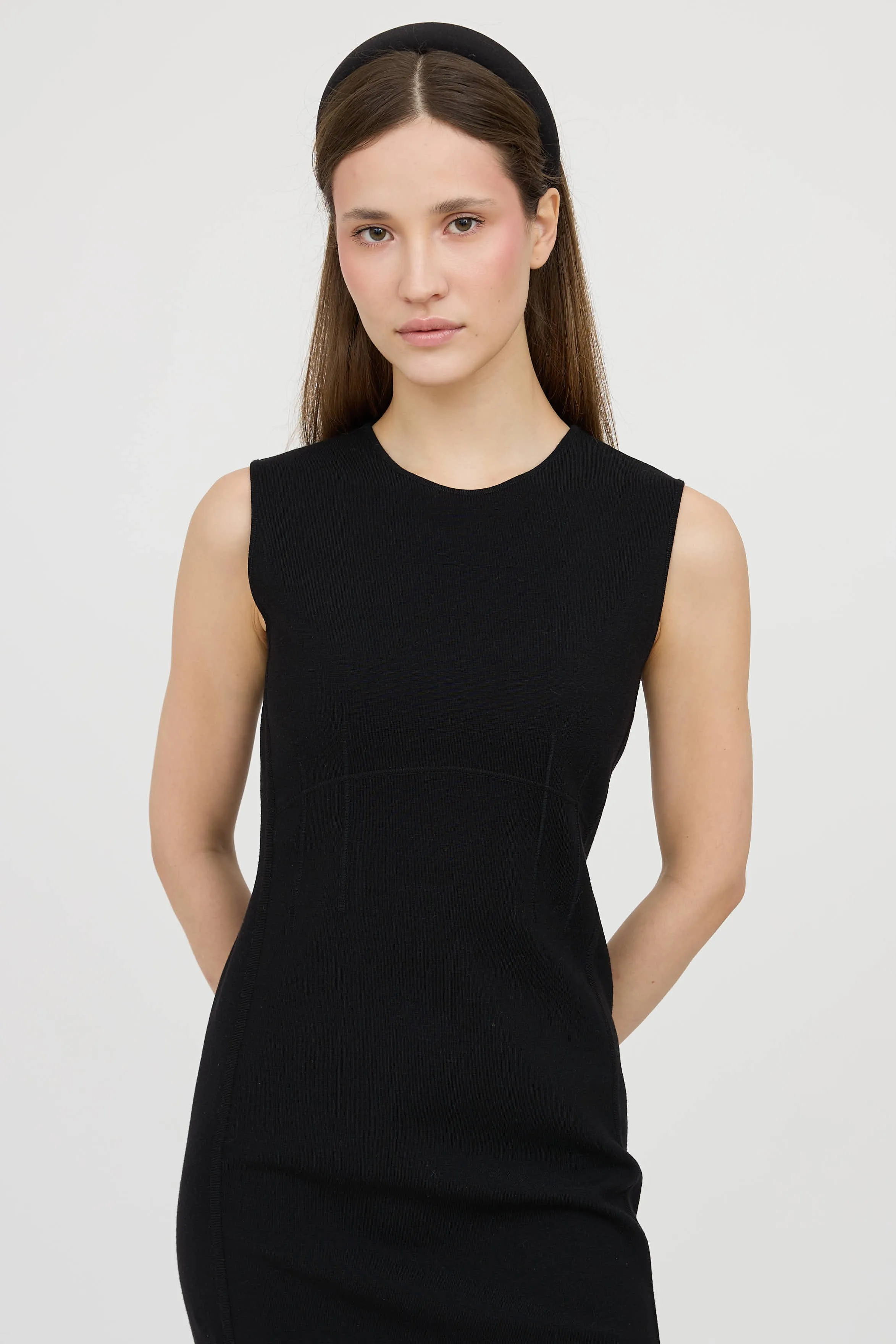 Wool Panel Dress sold by VSP Consignment product image thumbnail 2