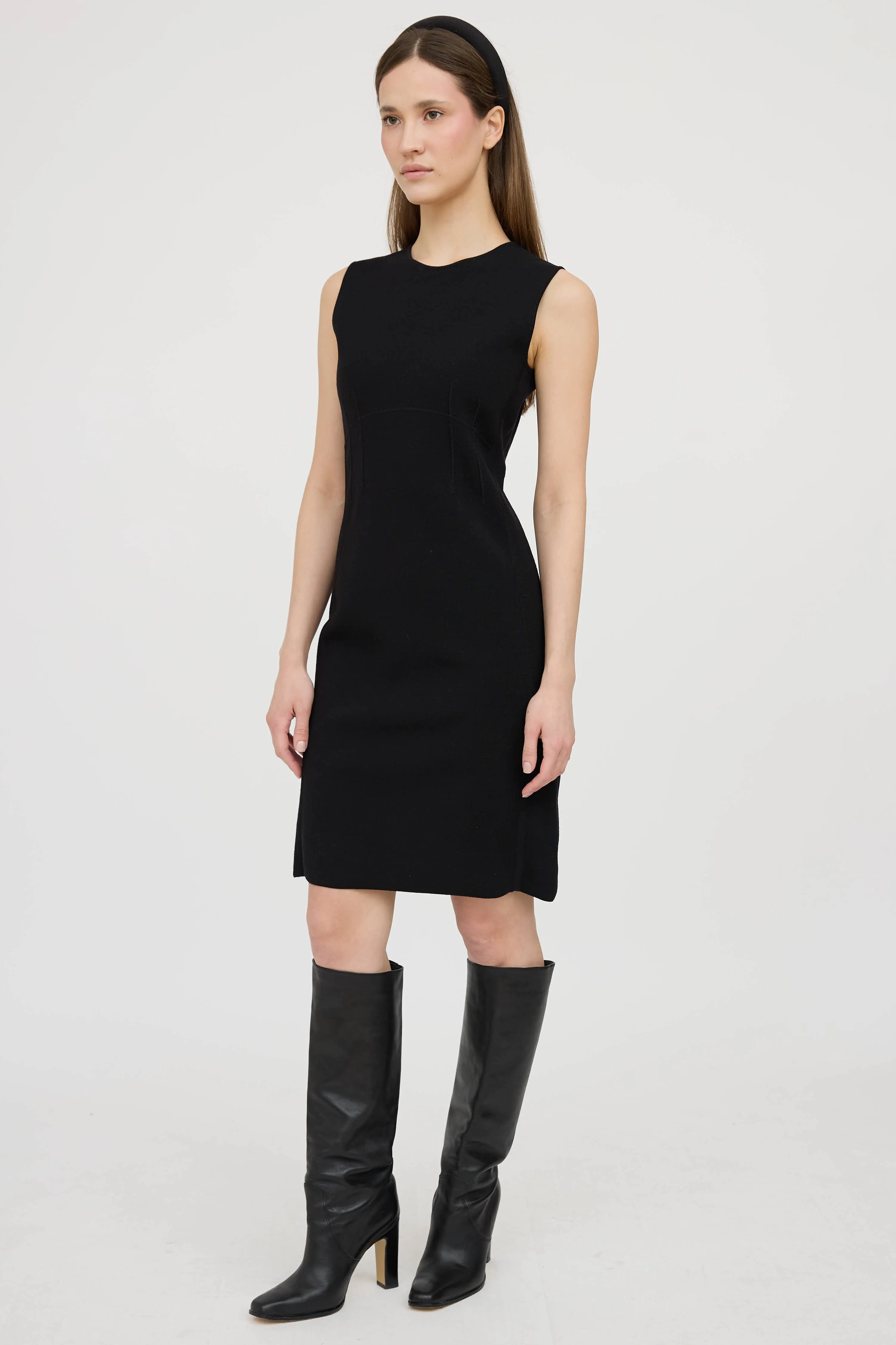Wool Panel Dress sold by VSP Consignment product image thumbnail 3