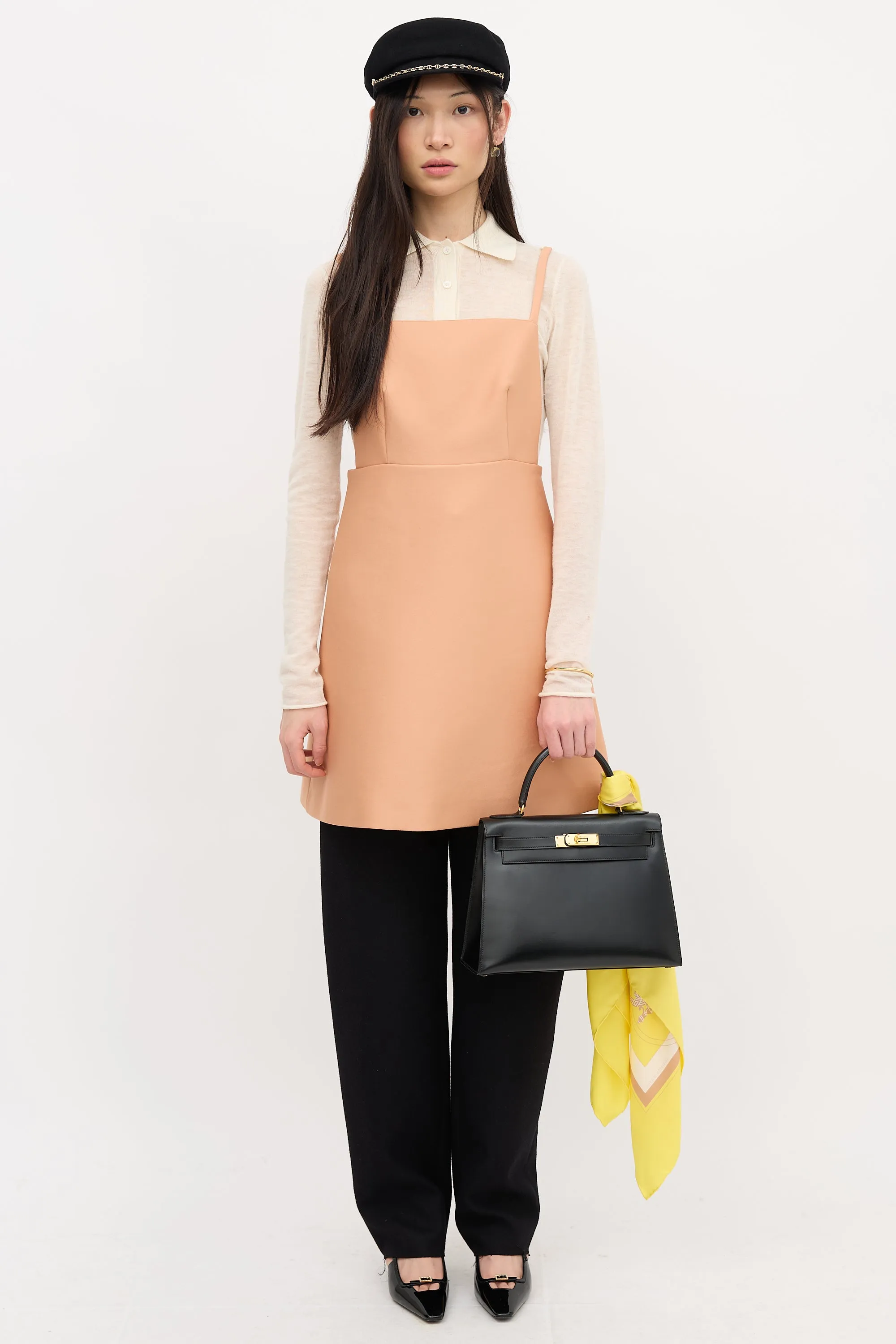 Vintage Noir Box Kelly Sellier 28 Bag sold by VSP Consignment product image thumbnail 4