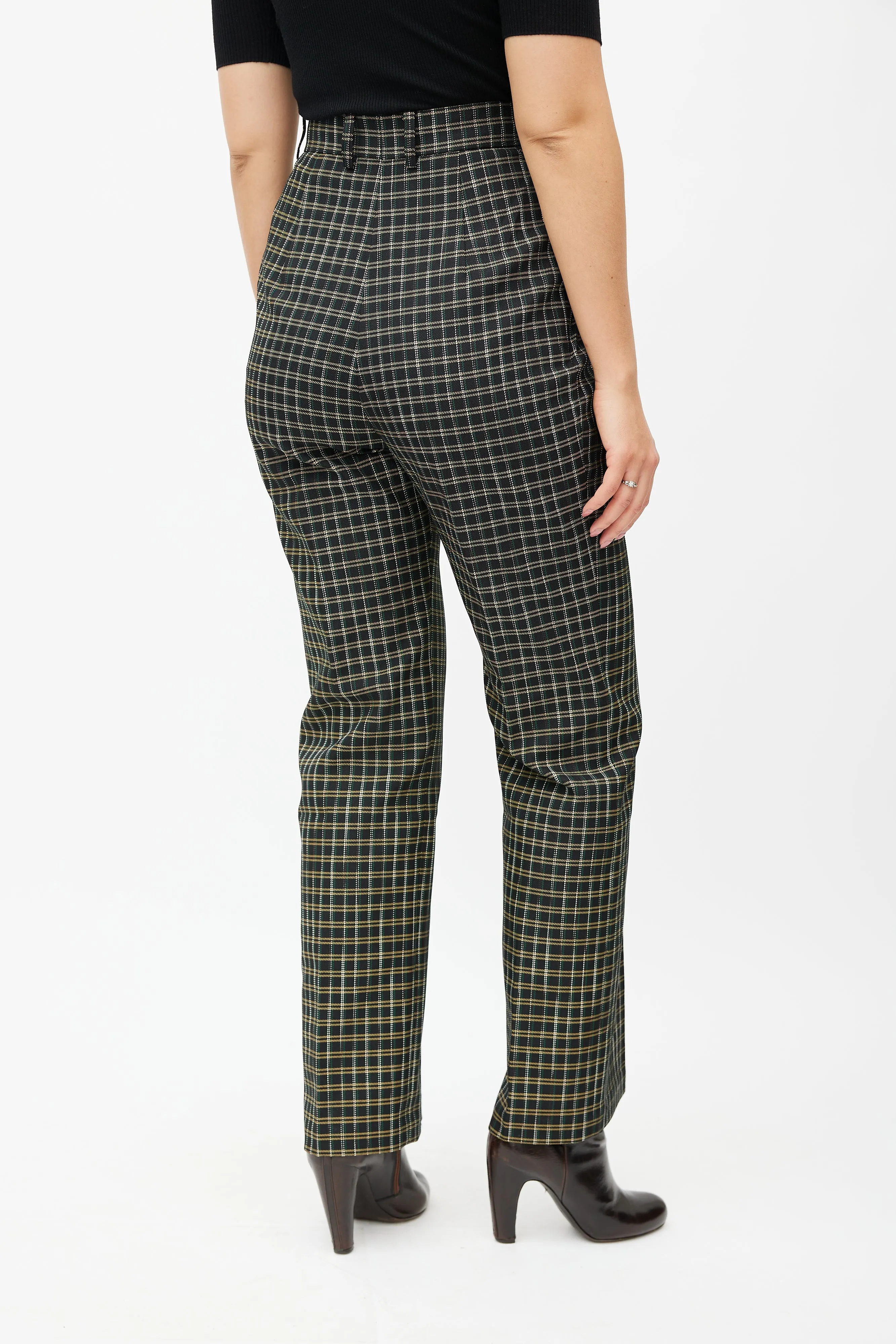 Valli Plaid Trouser sold by VSP Consignment product image thumbnail 5