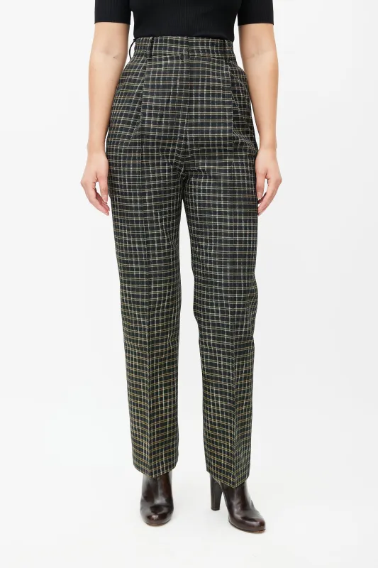 Valli Plaid Trouser sold by VSP Consignment