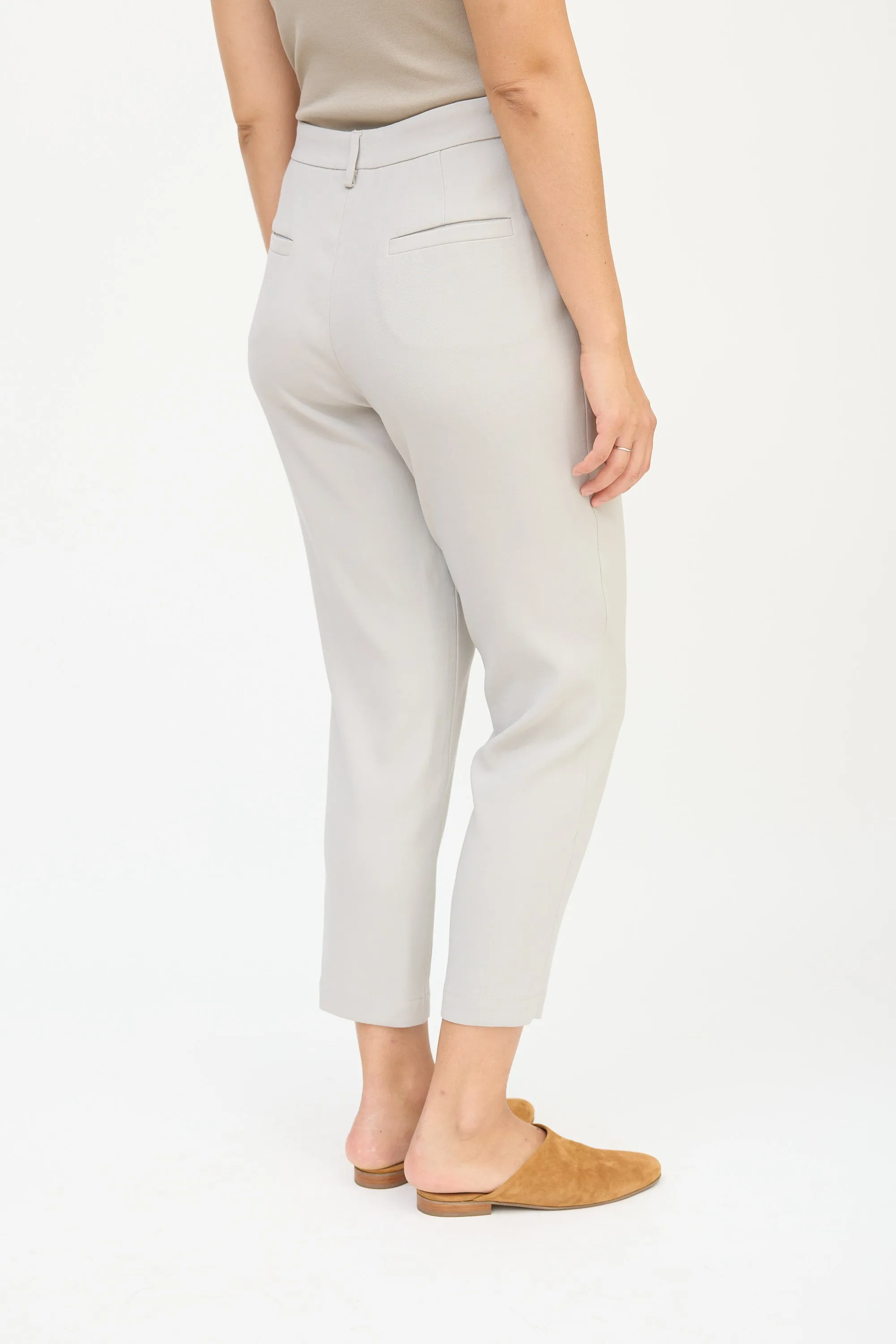 Wool Tapered Cropped Trouser sold by VSP Consignment product image thumbnail 5