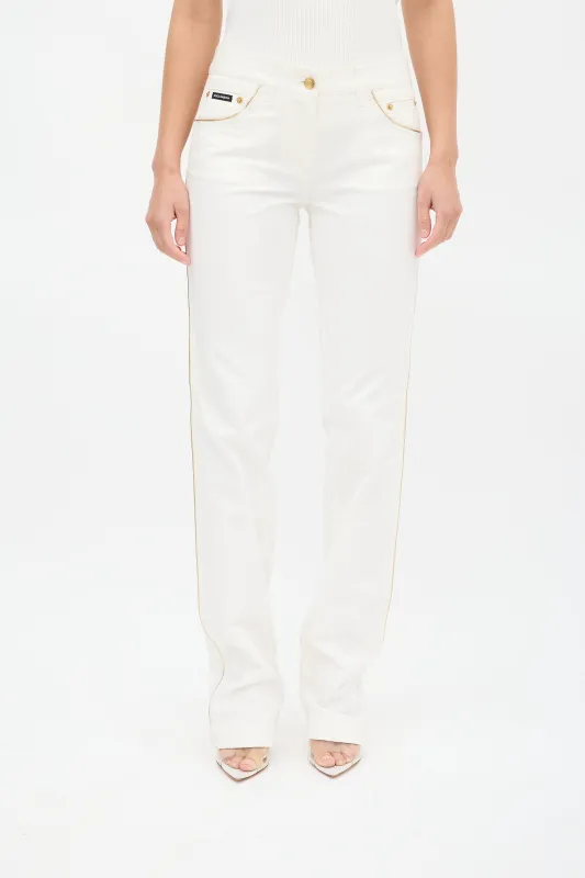 Trim Slim Leg Jeans made by Dolce & Gabanna