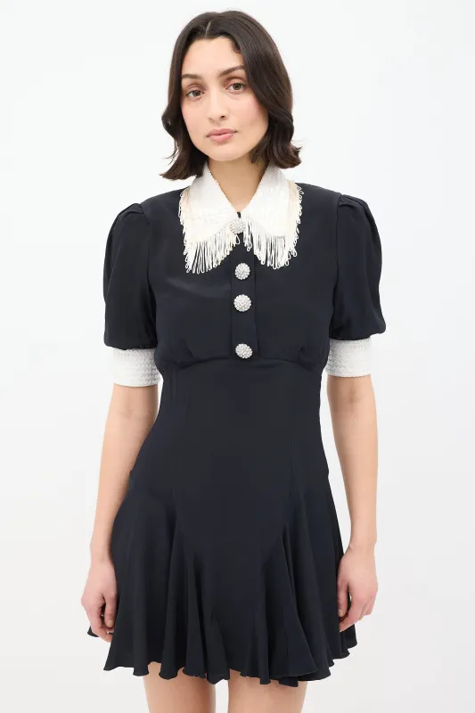 Fringe Embellished Dress sold by VSP Consignment